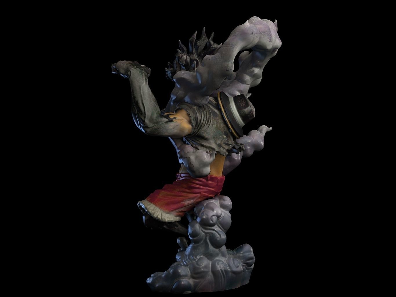 Luffy Gear4 SnakeMan 3D model_12