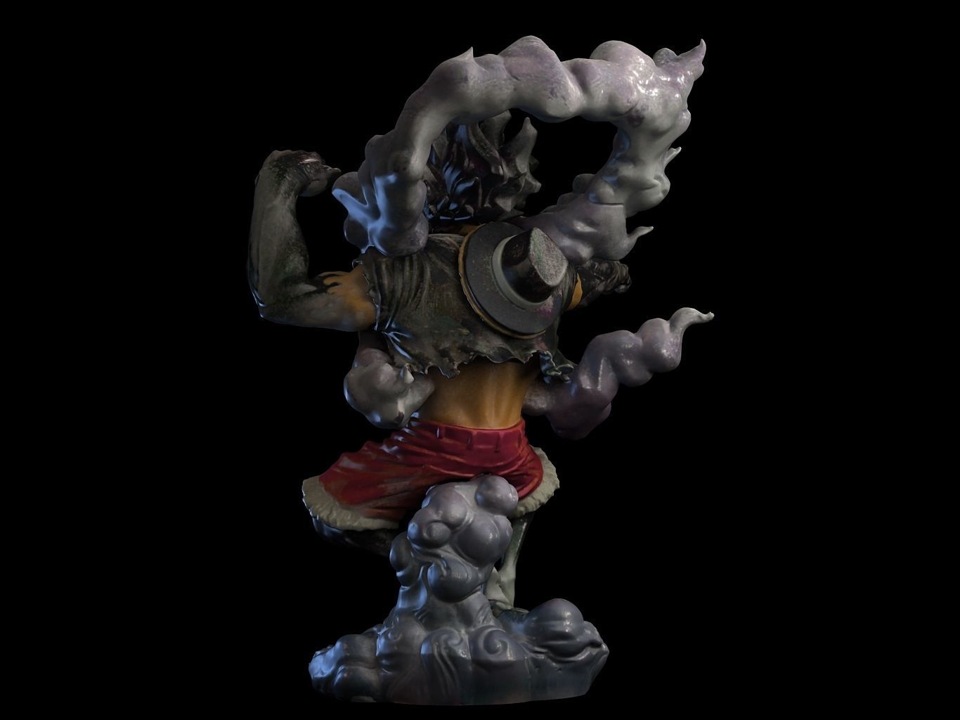Luffy Gear4 SnakeMan 3D model_13