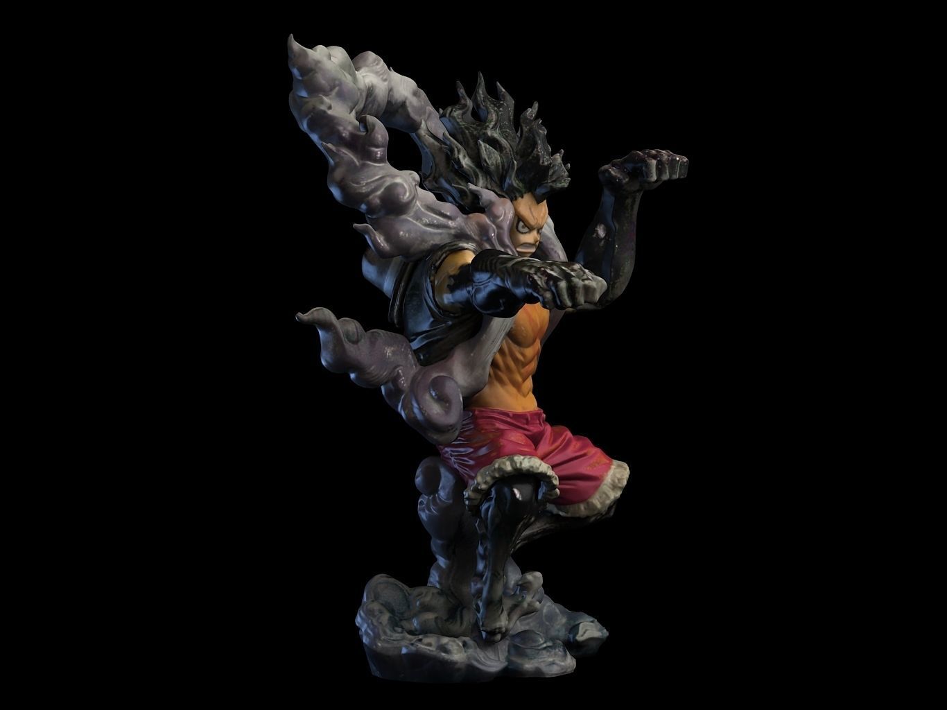 Luffy Gear4 SnakeMan 3D model_16