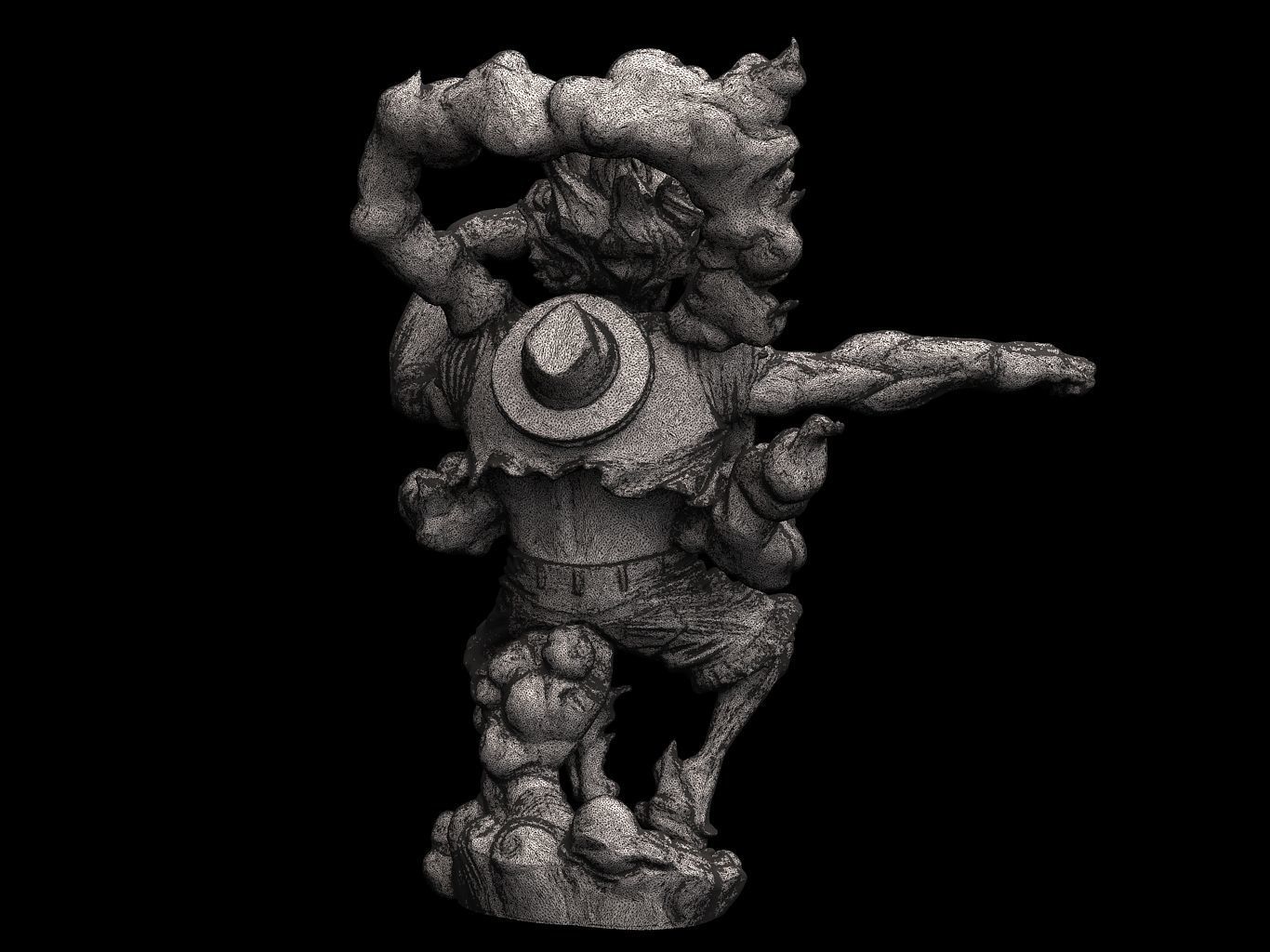 Luffy Gear4 SnakeMan 3D model_22