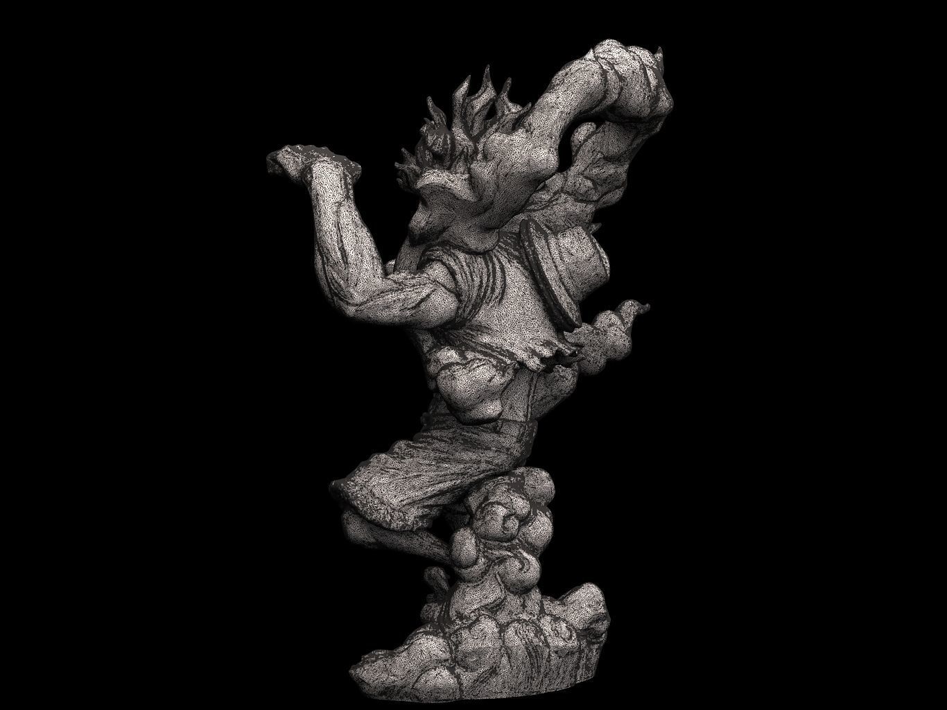 Luffy Gear4 SnakeMan 3D model_19