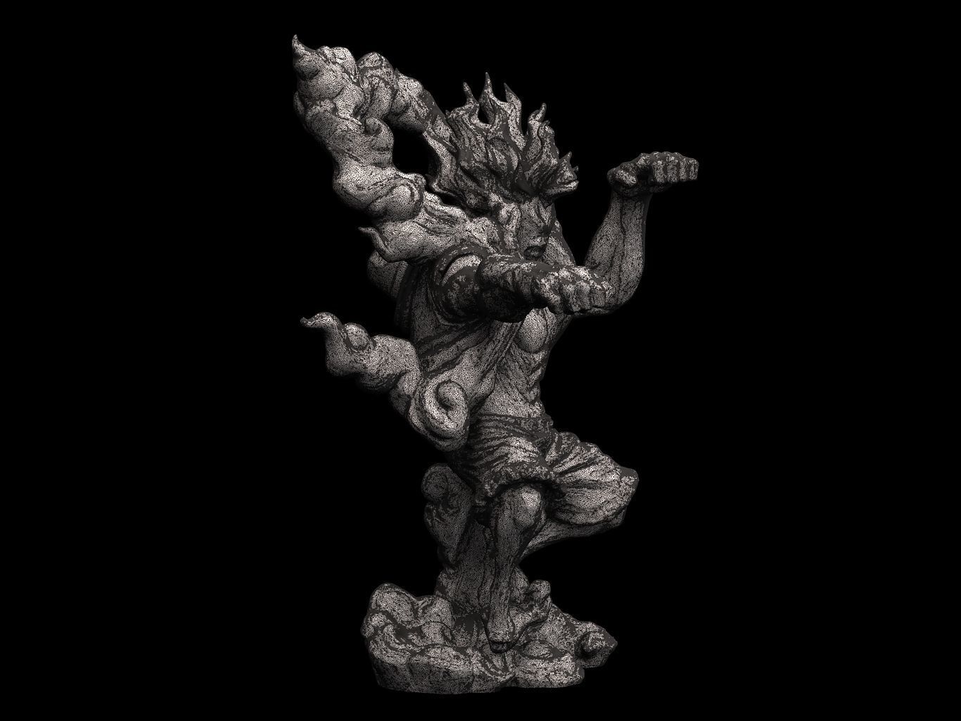 Luffy Gear4 SnakeMan 3D model_23