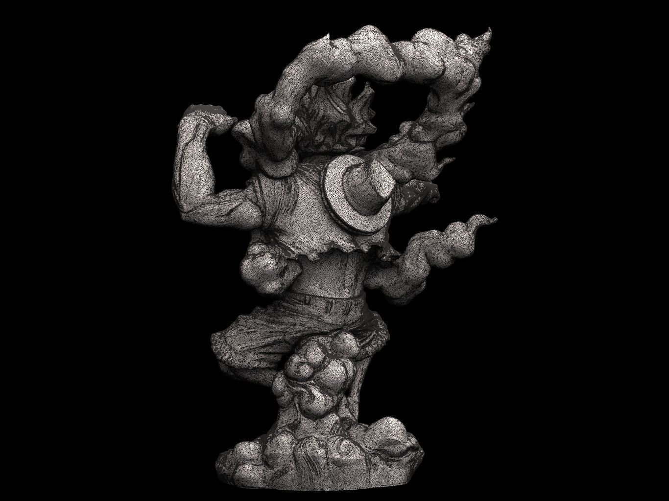 Luffy Gear4 SnakeMan 3D model_21