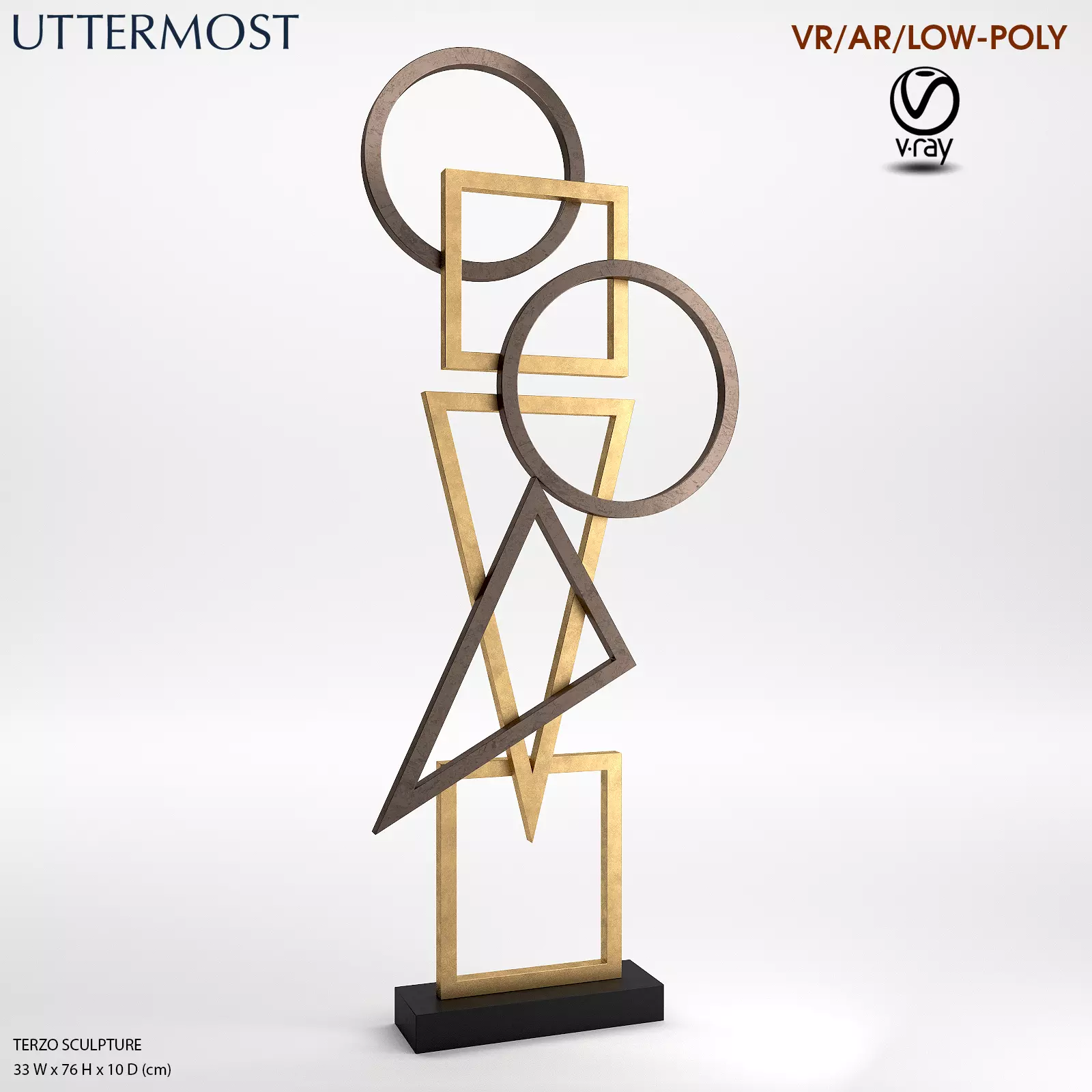 UTTERMOST - TERZO SCULPTURE Low-poly 3D model