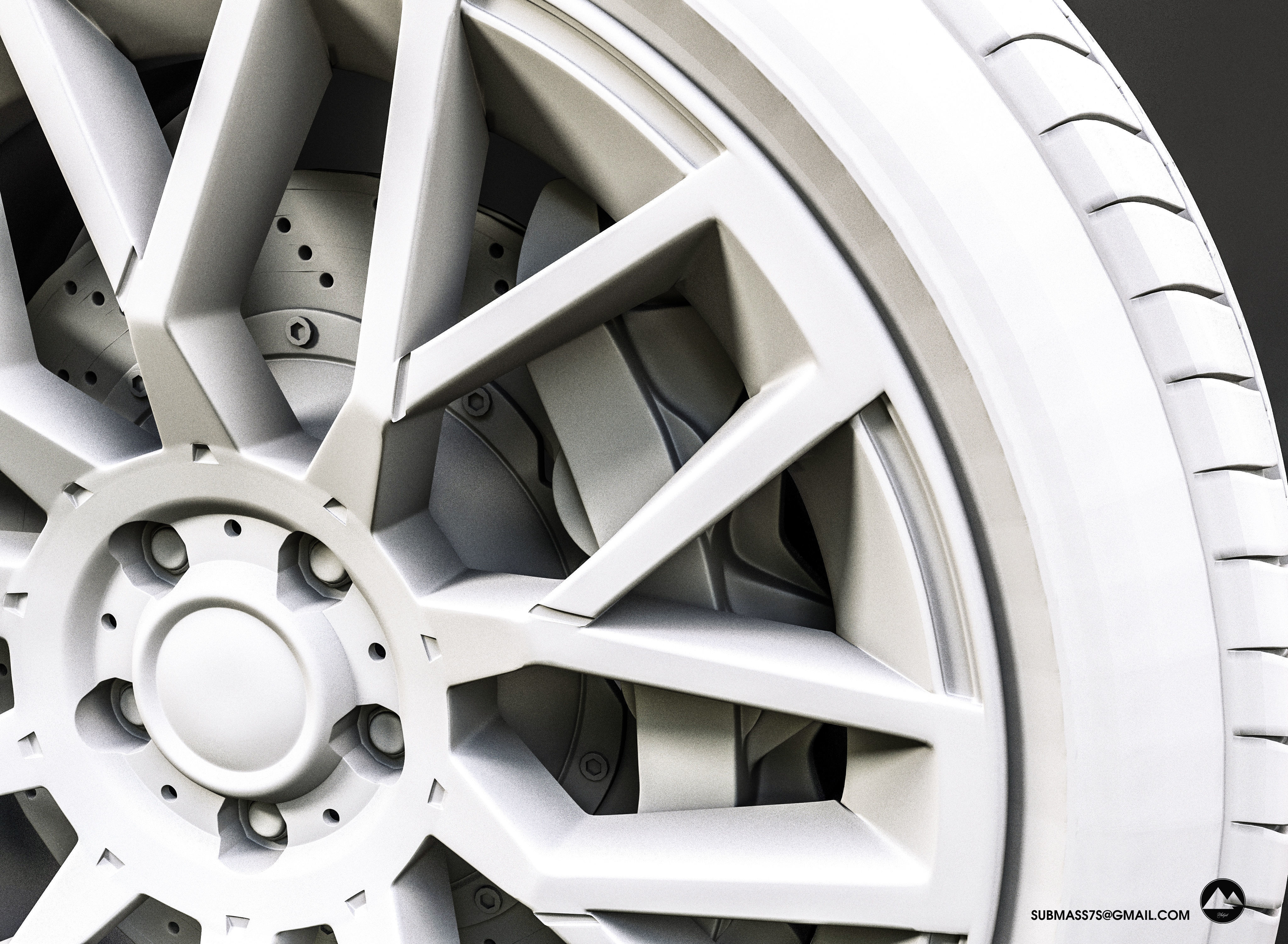 Disk Wheel 3d model  3D model_14