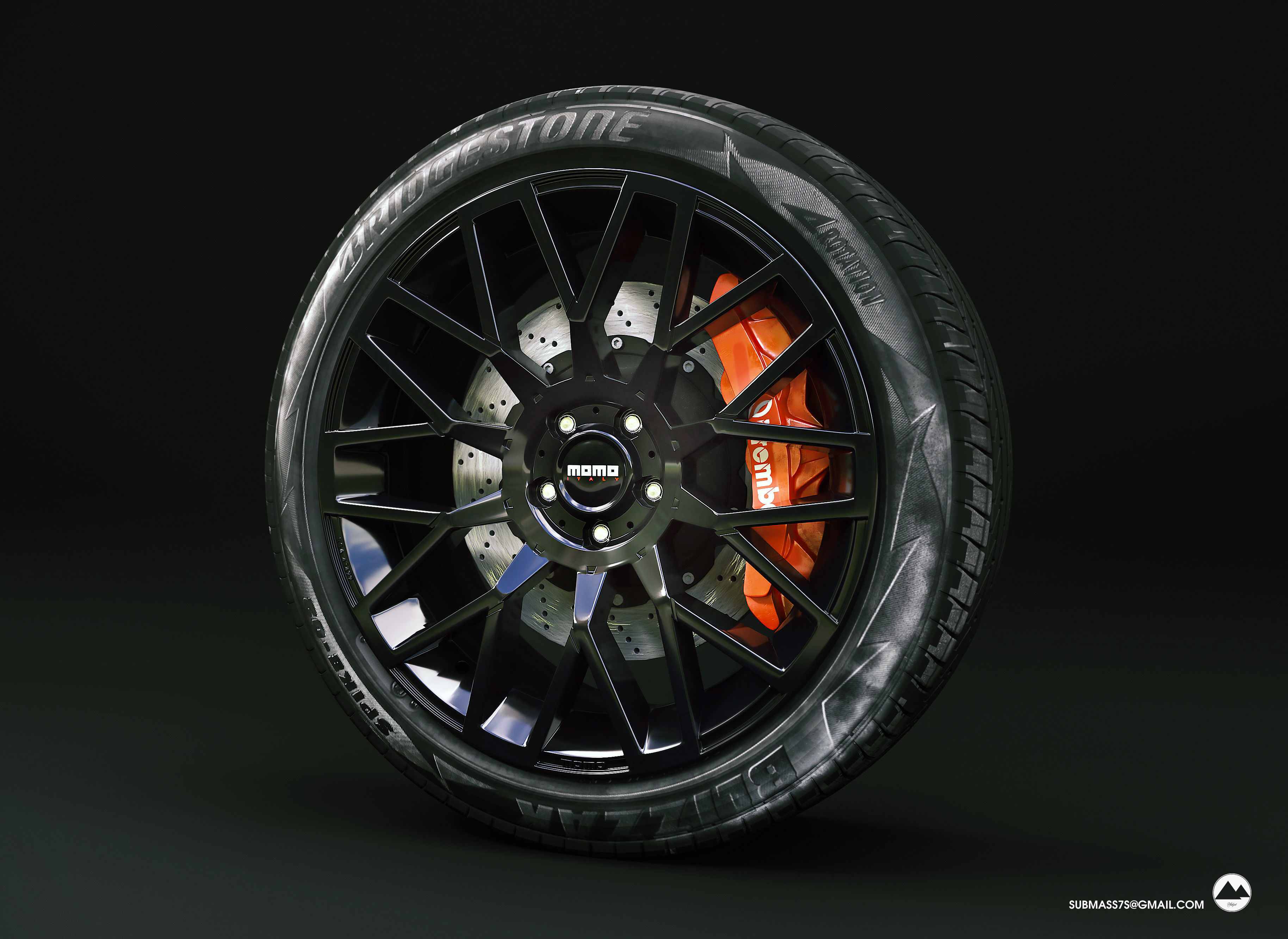 Disk Wheel 3d model  3D model_9