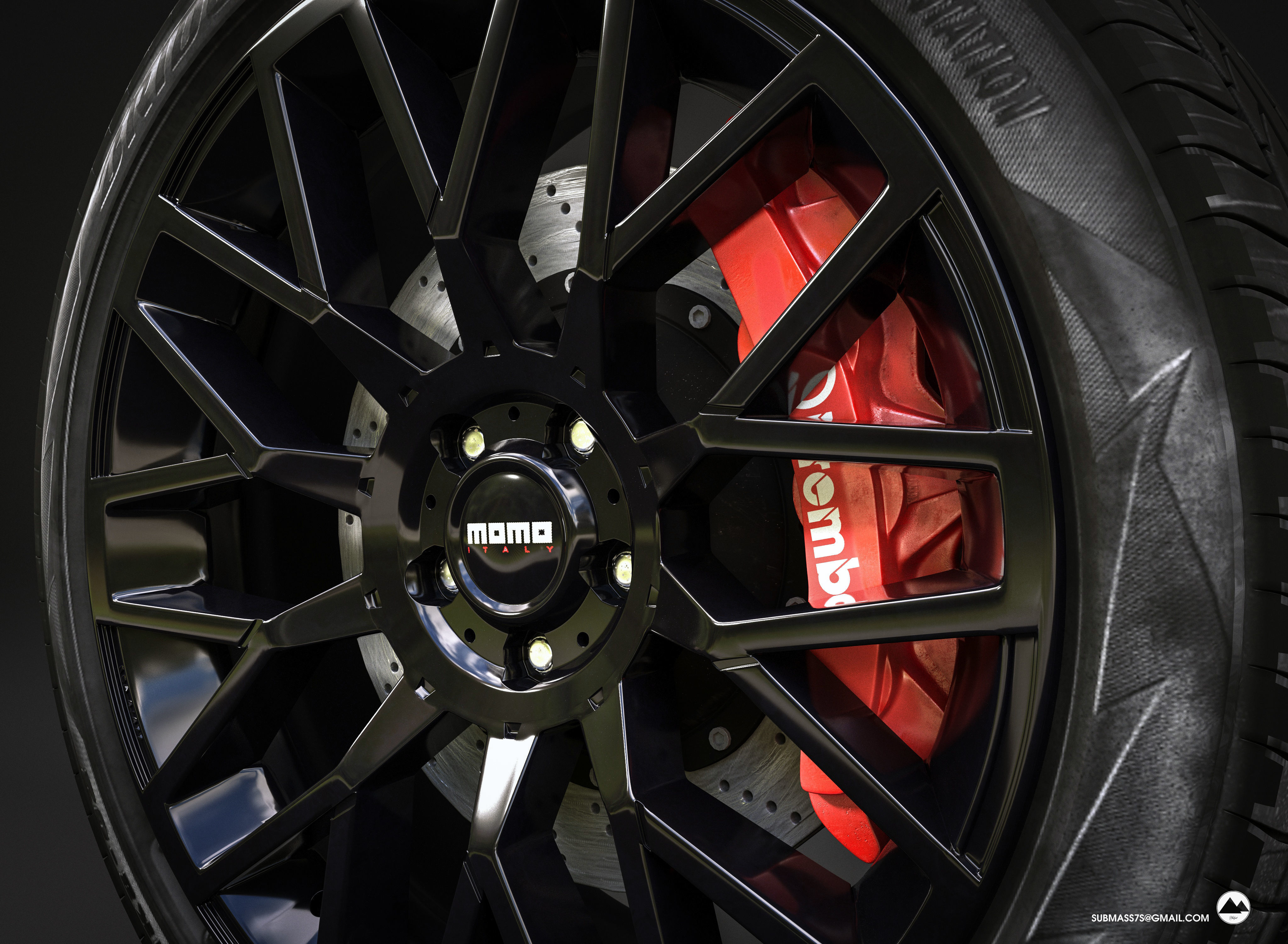 Disk Wheel 3d model  3D model_6