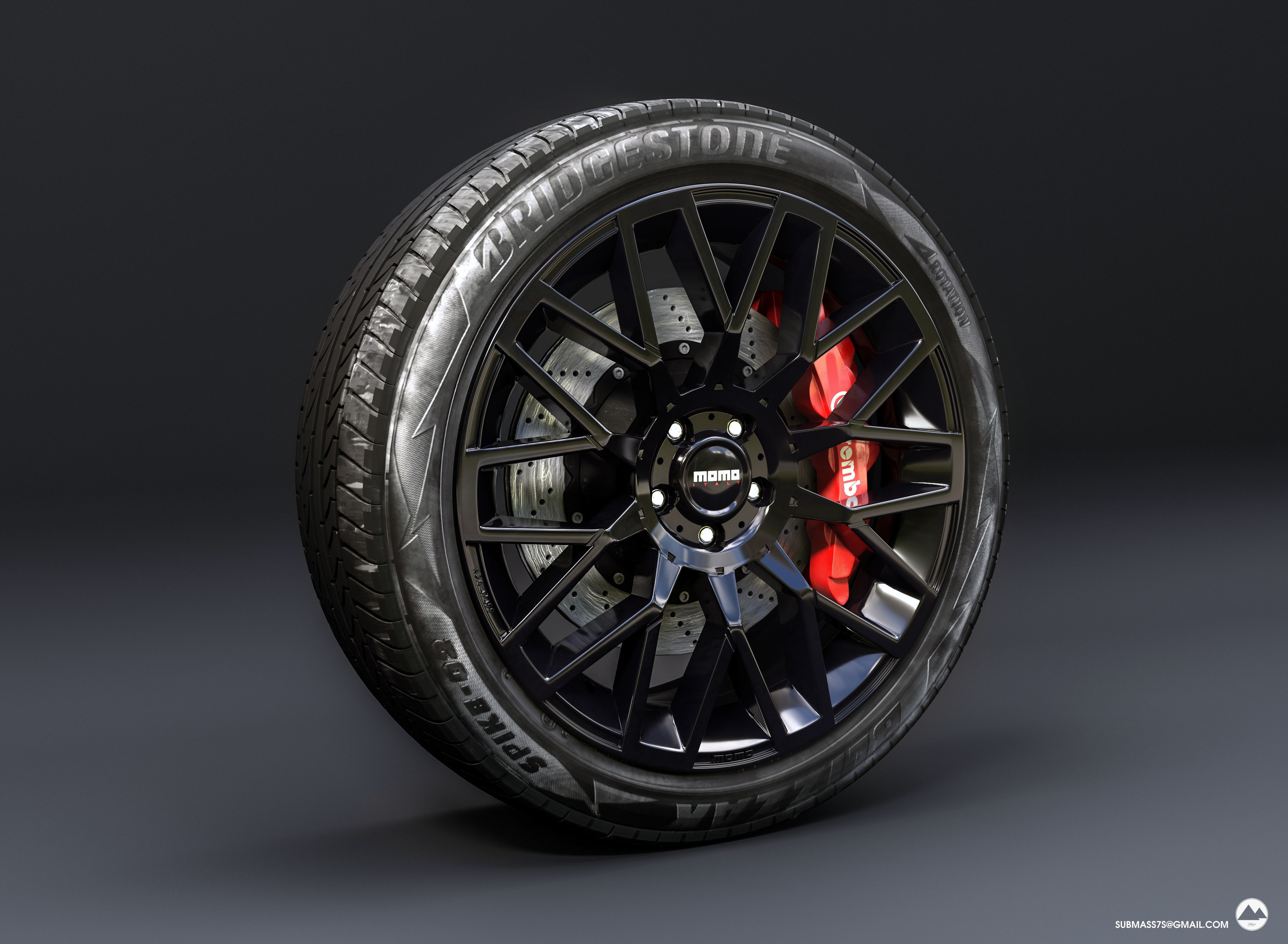 Disk Wheel 3d model  3D model_11