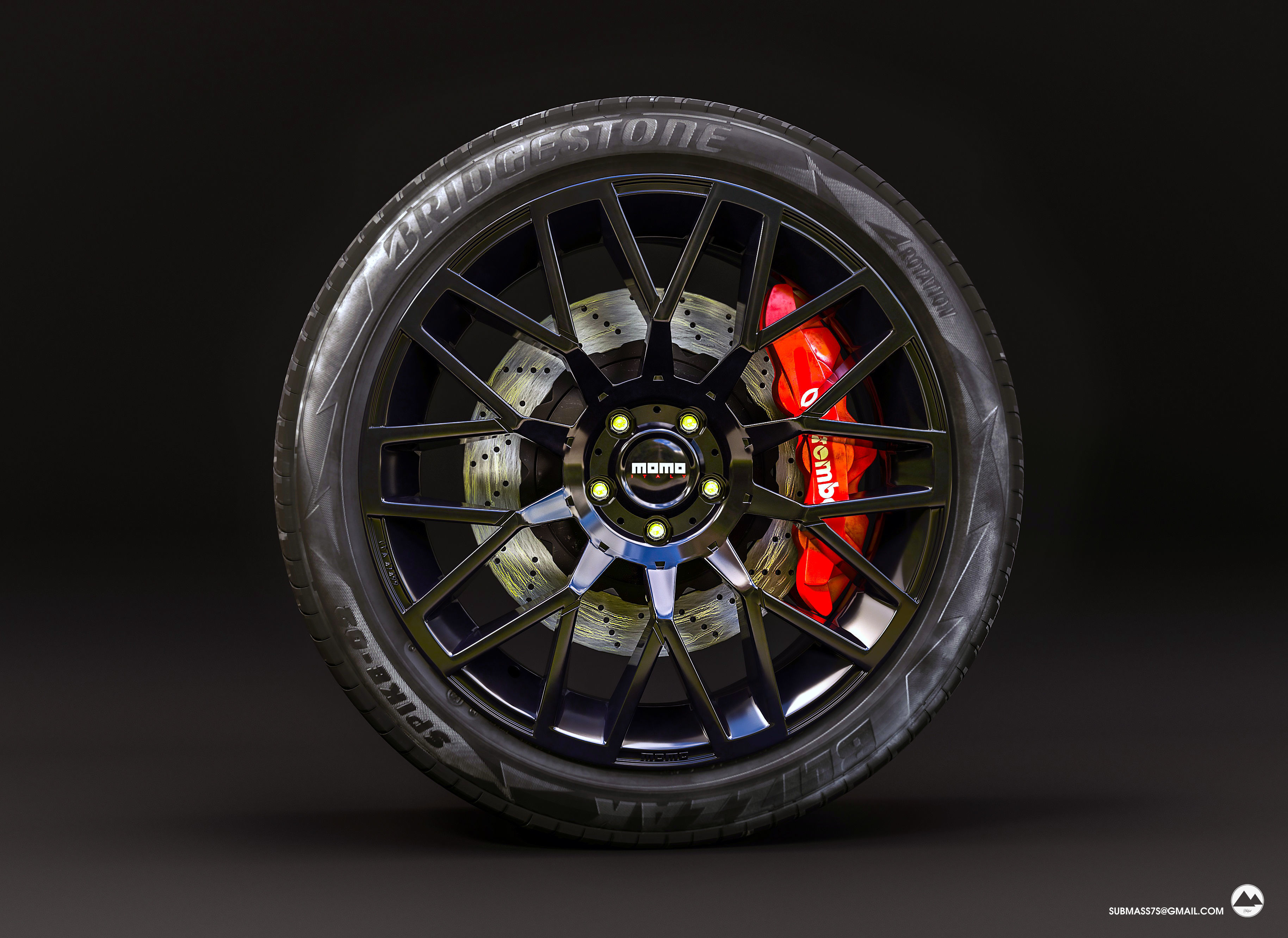 Disk Wheel 3d model  3D model_5