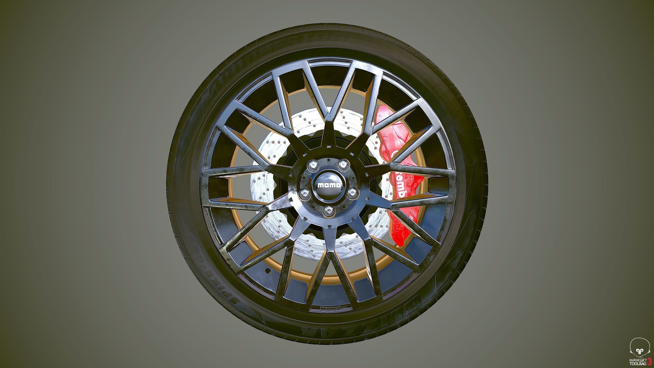 Disk Wheel 3d model  3D model_19