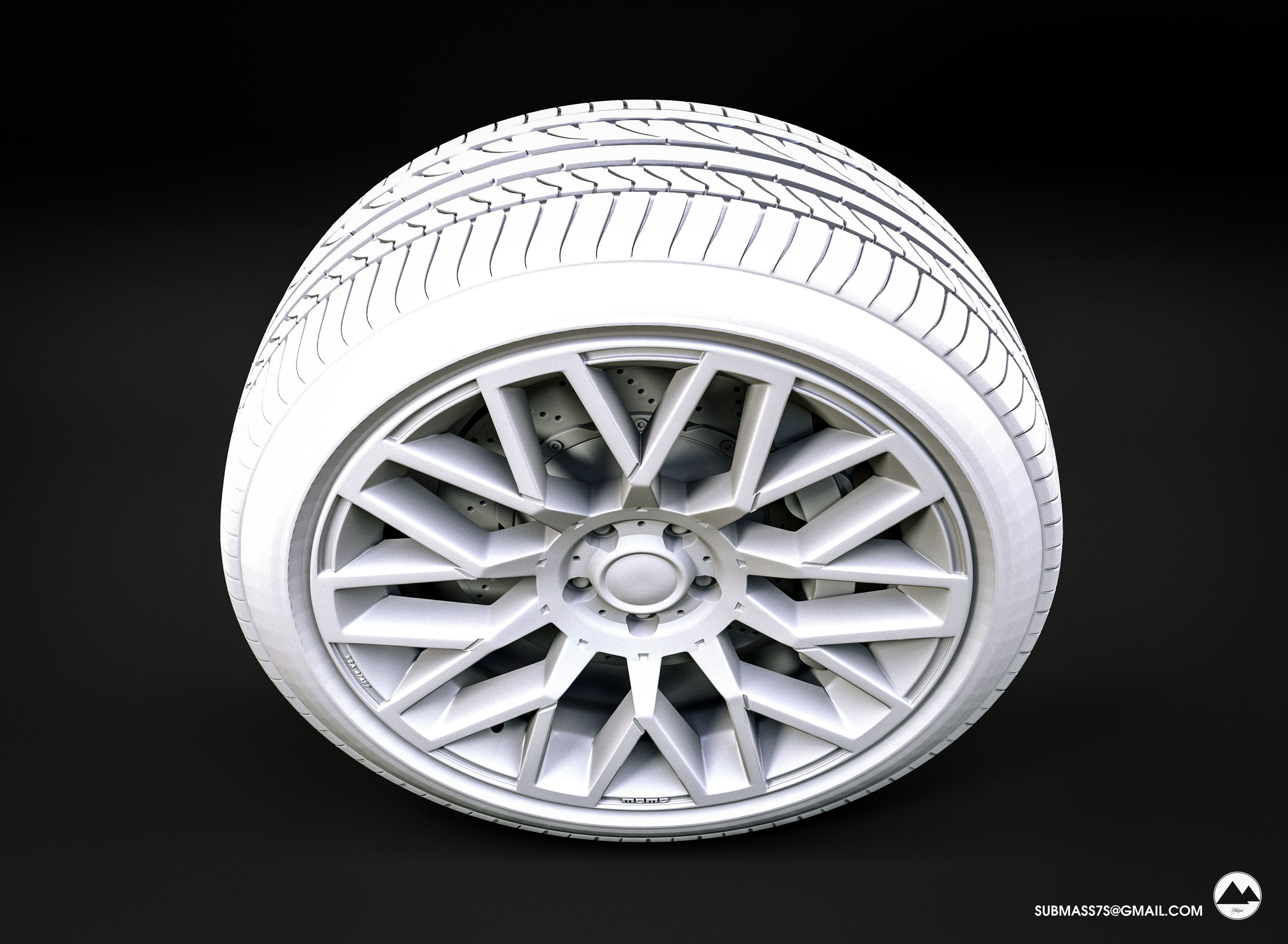 Disk Wheel 3d model  3D model_13