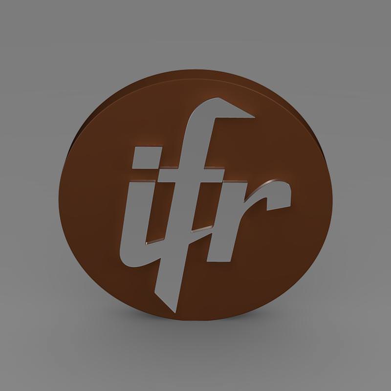 IFR Automotive logo 3D model_4