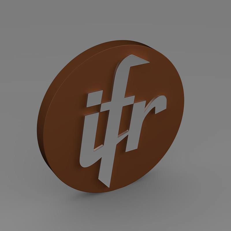 IFR Automotive logo 3D model_5