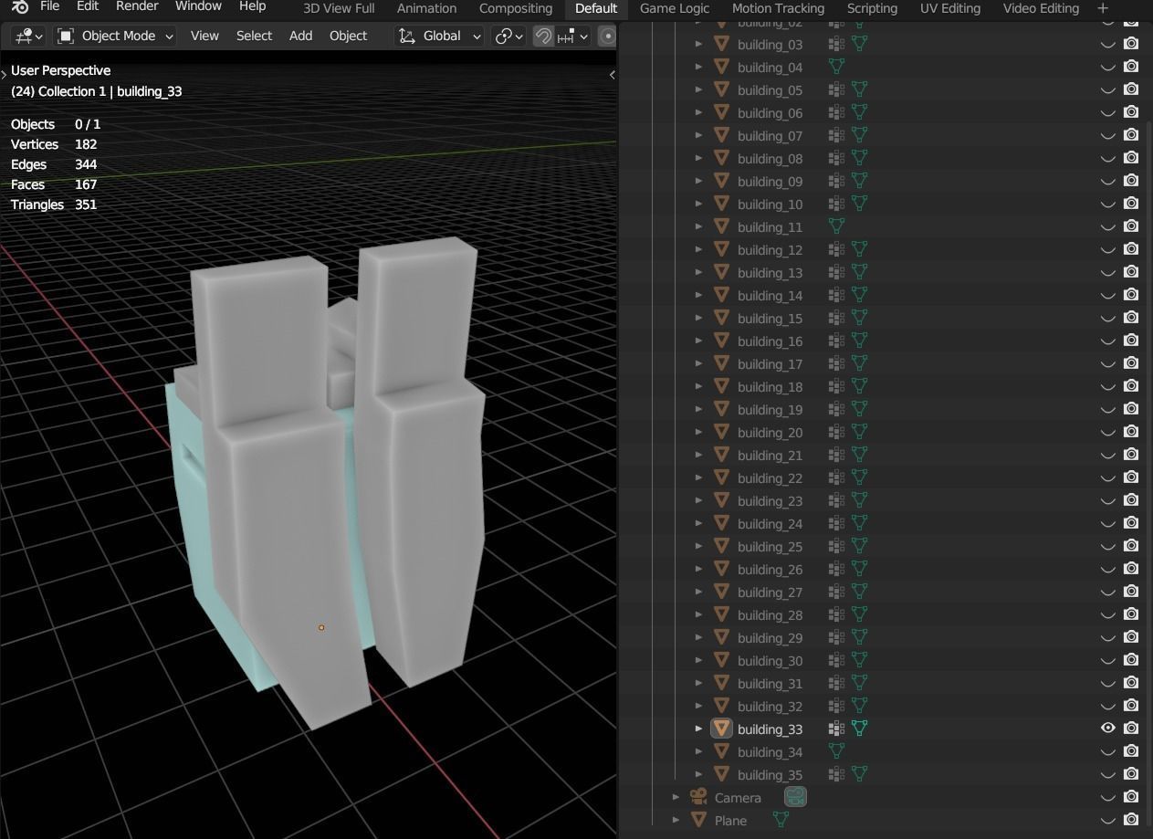 35 Futuristic Buildings VOL 1 Low-poly 3D model_58