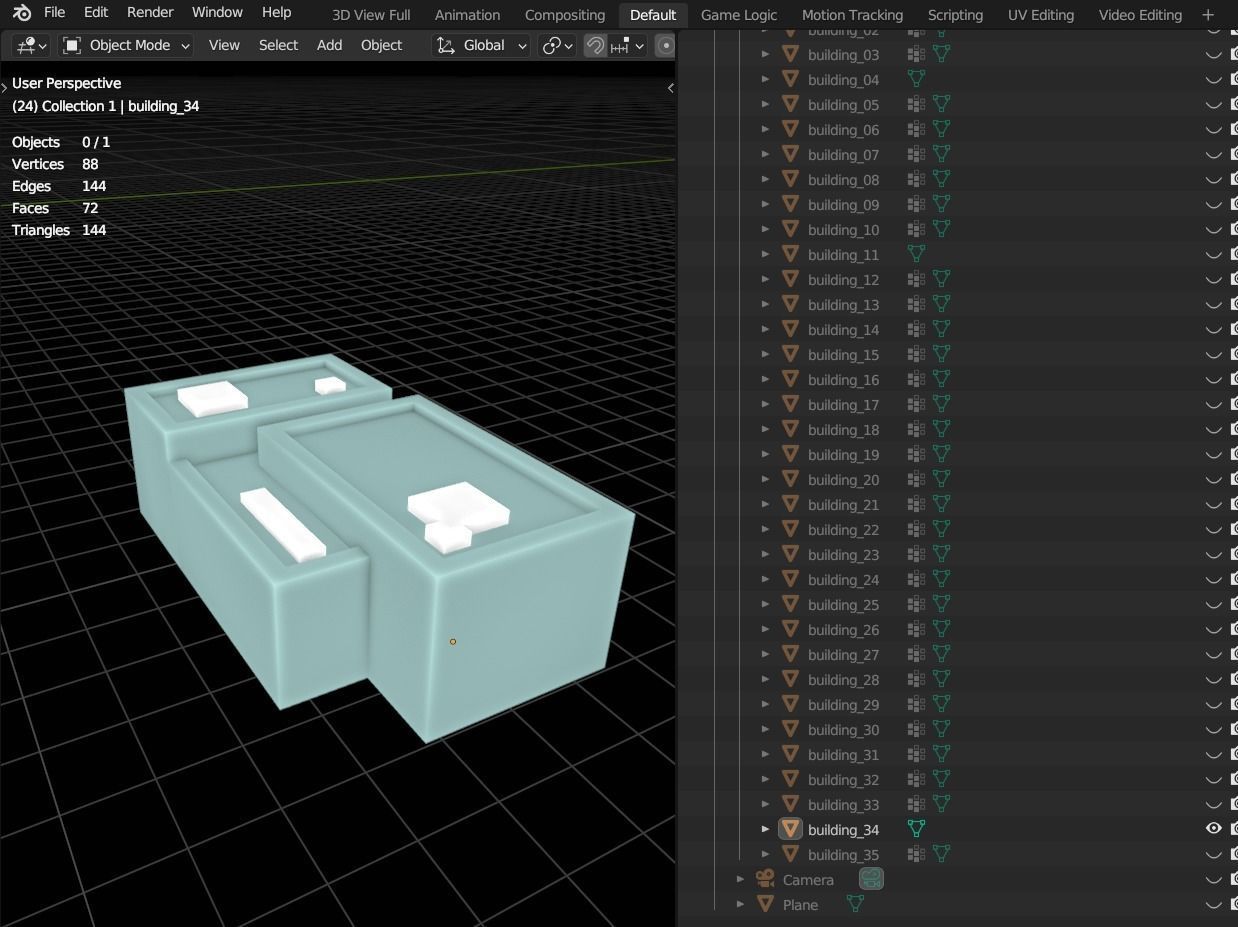35 Futuristic Buildings VOL 1 Low-poly 3D model_54
