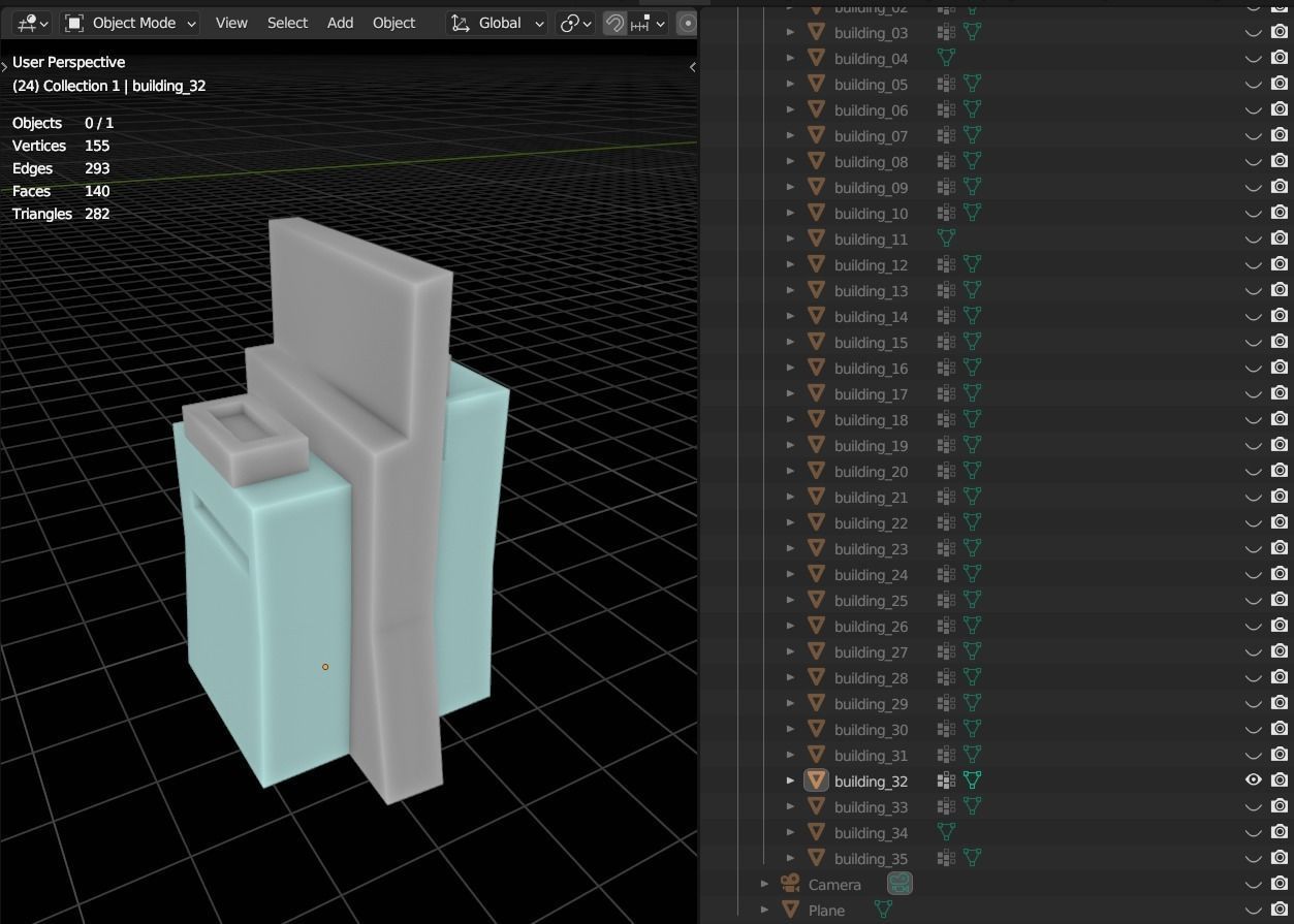 35 Futuristic Buildings VOL 1 Low-poly 3D model_52