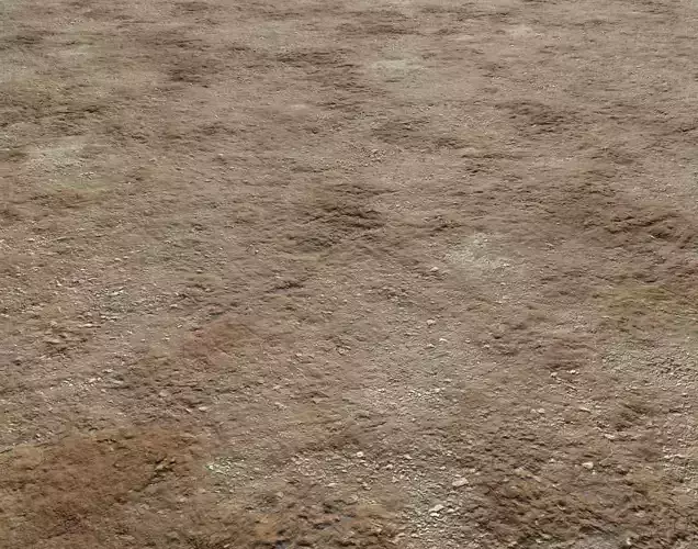 Red dirty terrain PBR