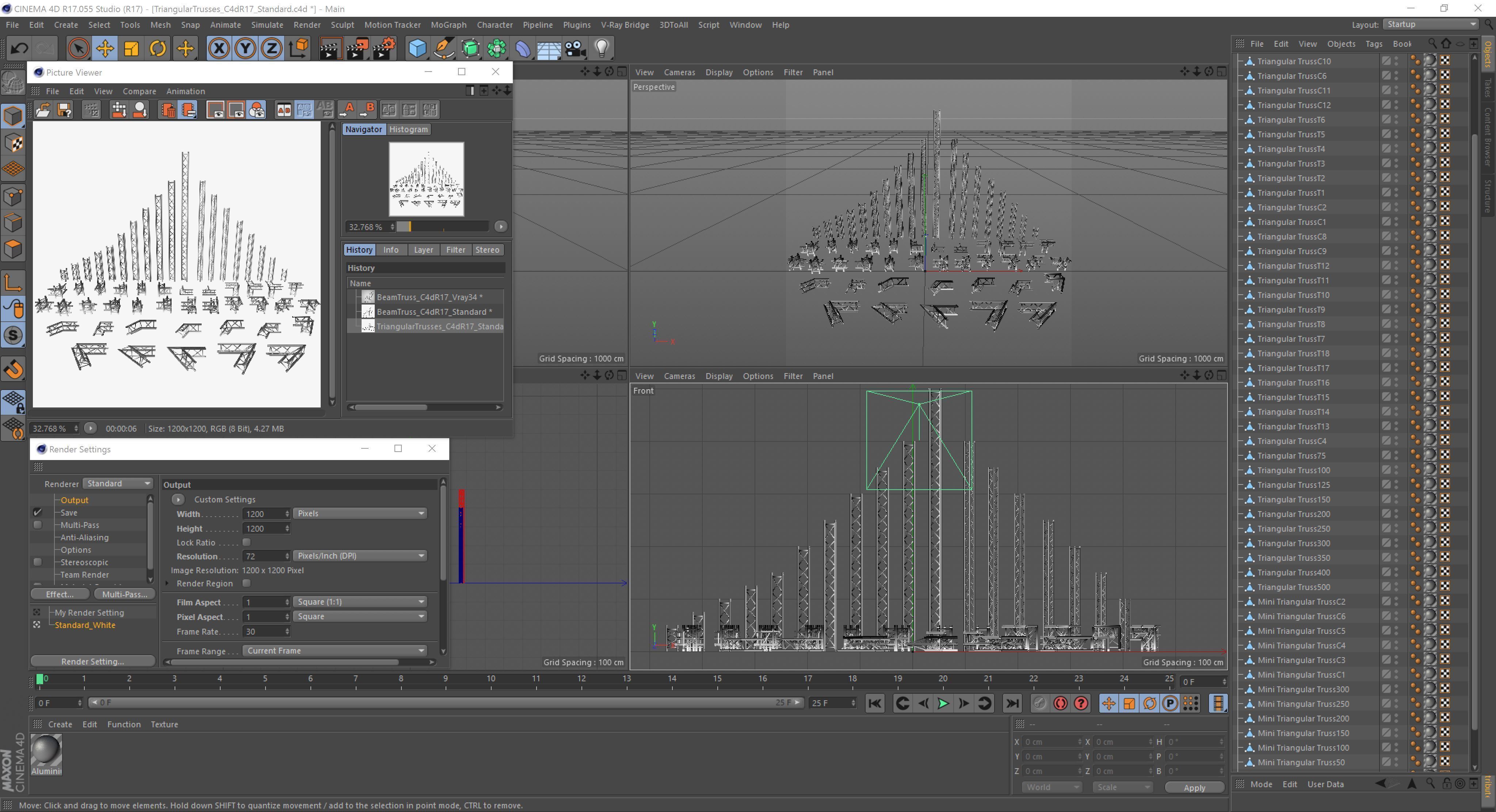 Stage Lighting Truss Giant Collection 149 unique modular objects _21