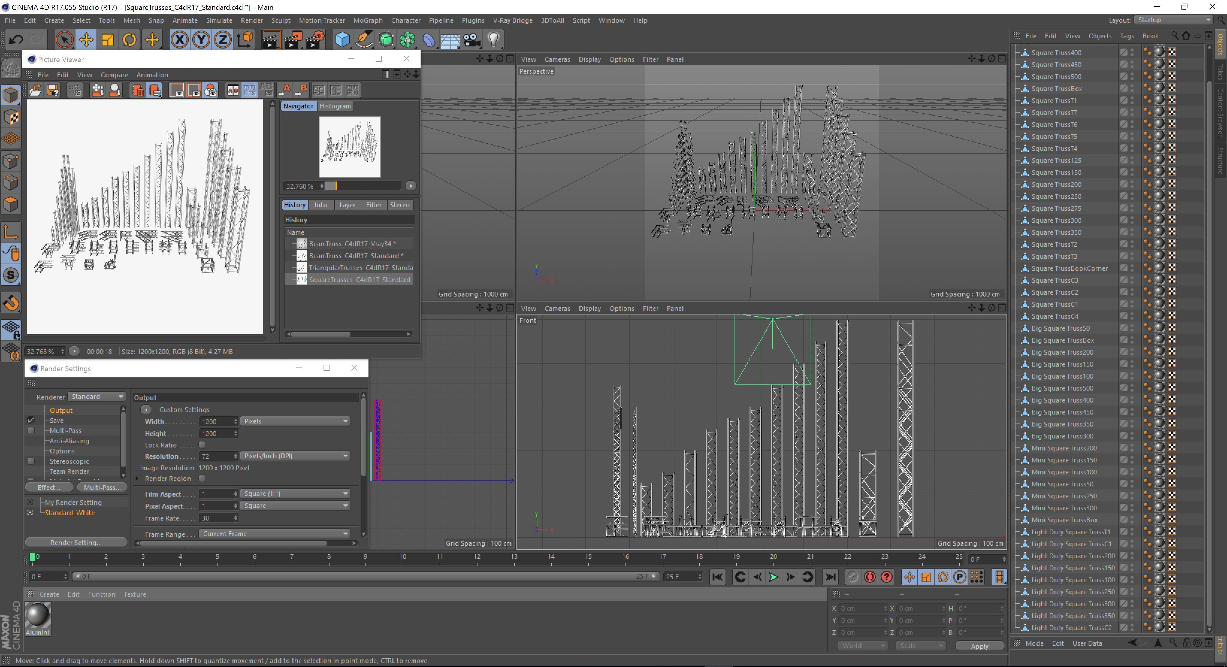 Stage Lighting Truss Giant Collection 149 unique modular objects _20