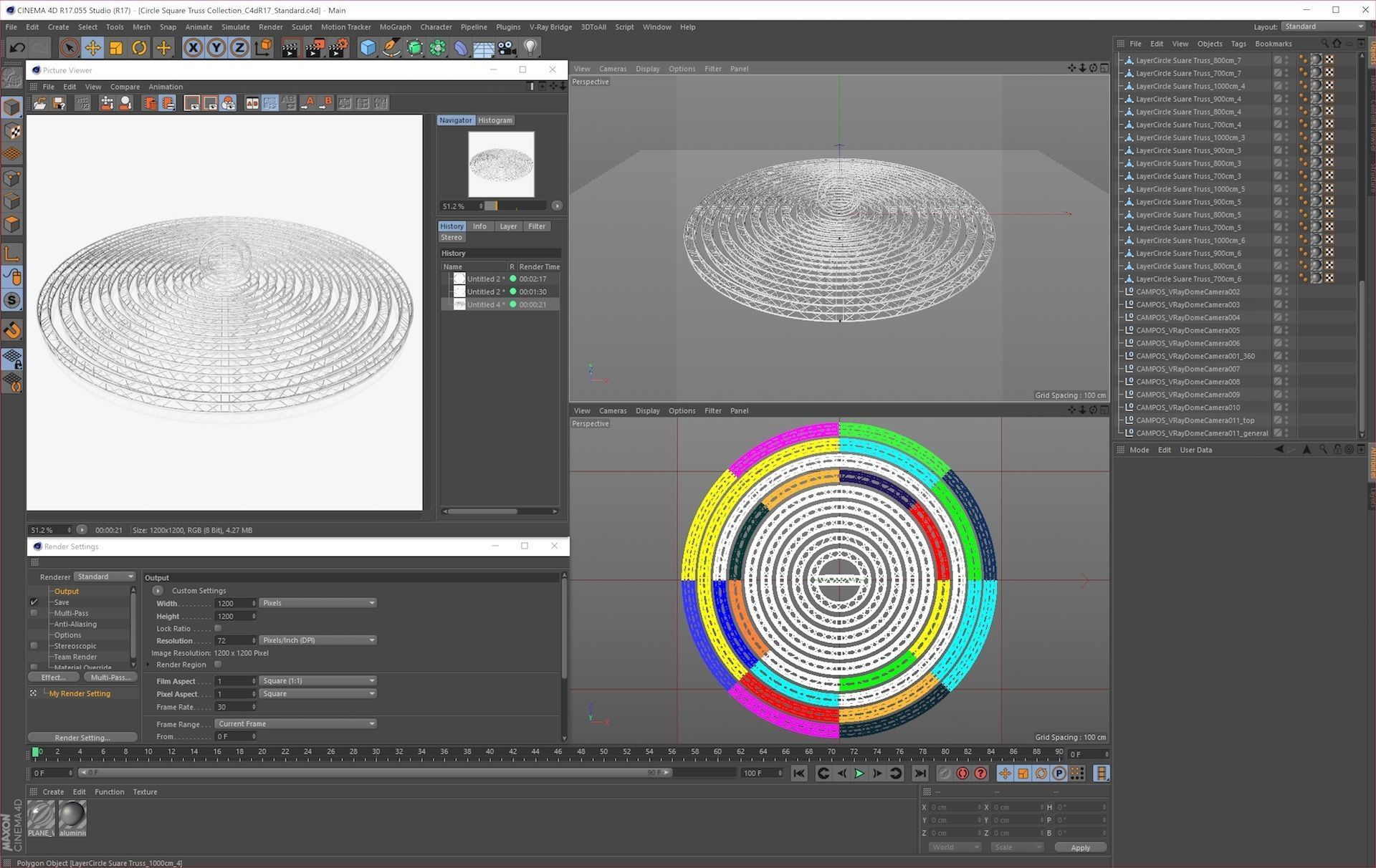 Stage Lighting Truss Giant Collection 149 unique modular objects _36