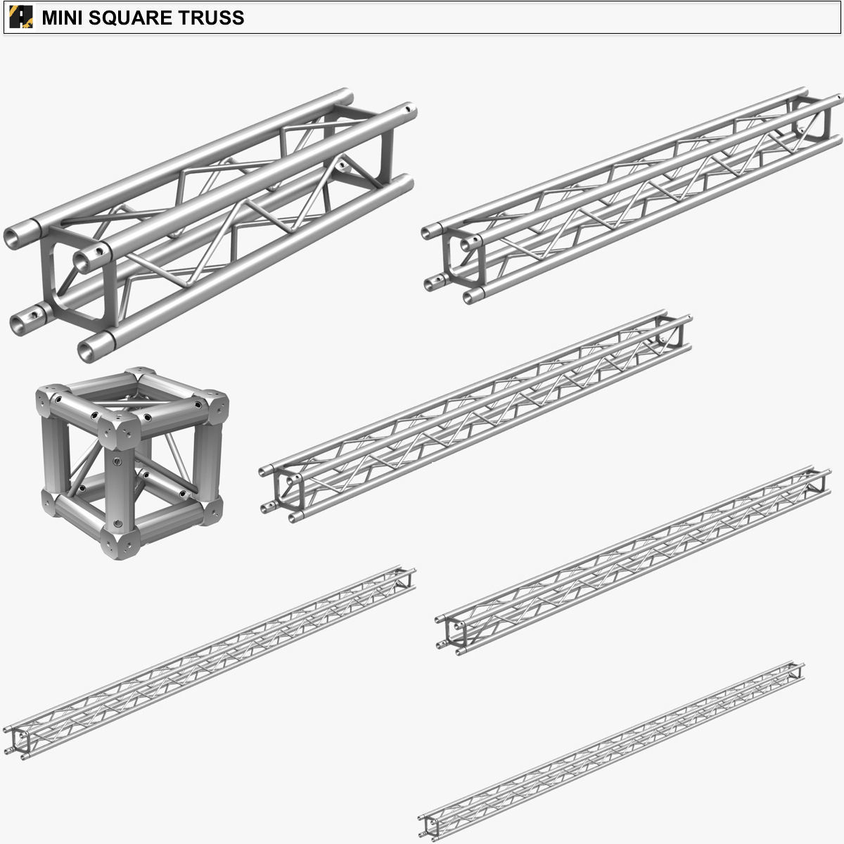 Stage Lighting Truss Giant Collection 149 unique modular objects _4