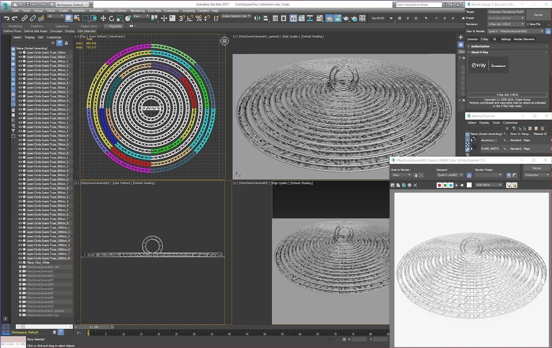 Stage Lighting Truss Giant Collection 149 unique modular objects _34