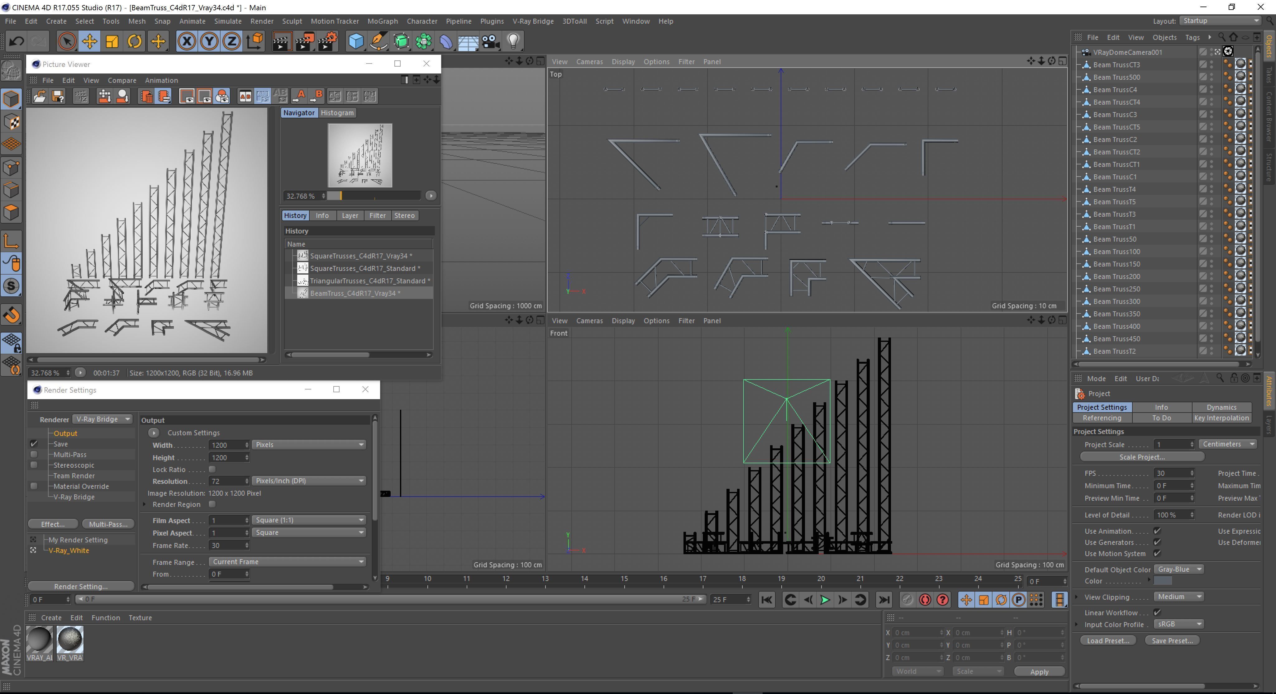 Stage Lighting Truss Giant Collection 149 unique modular objects _24