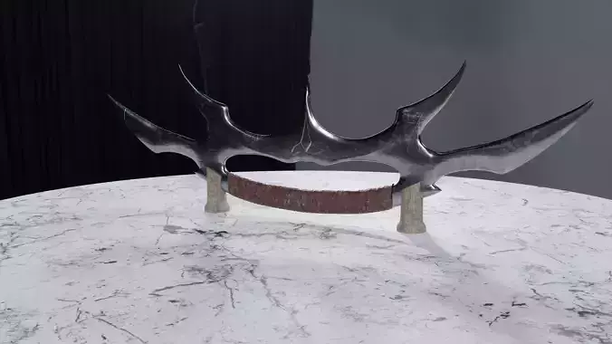 Klingon Bat leth - The Sword of Kahless 3D model