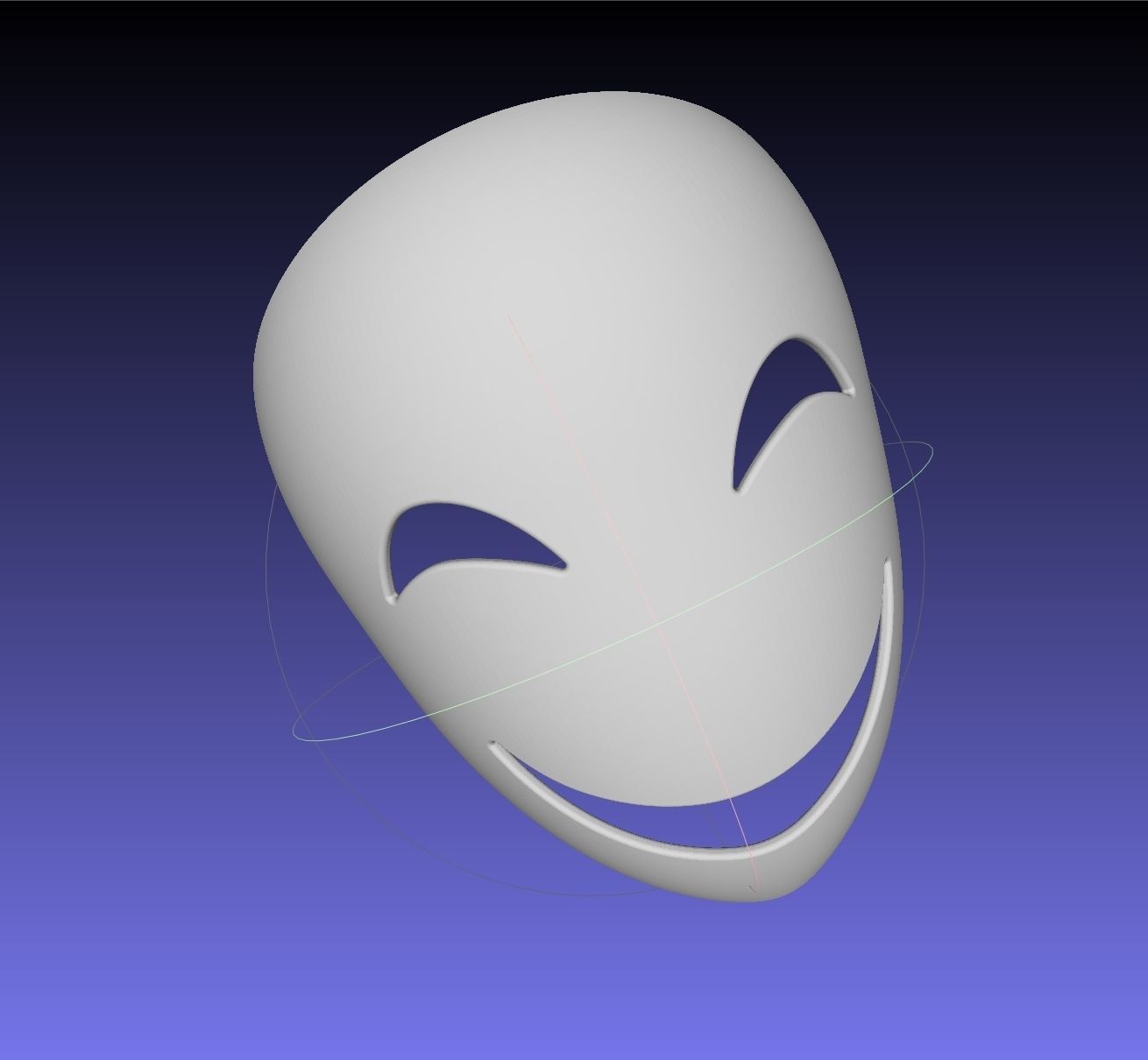 Black Bullet Kagetane Hiruko Mask Printable Model 3D print model_7