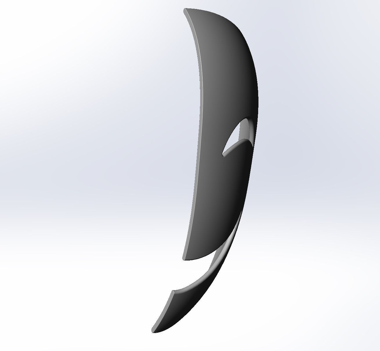 Black Bullet Kagetane Hiruko Mask Printable Model 3D print model_11