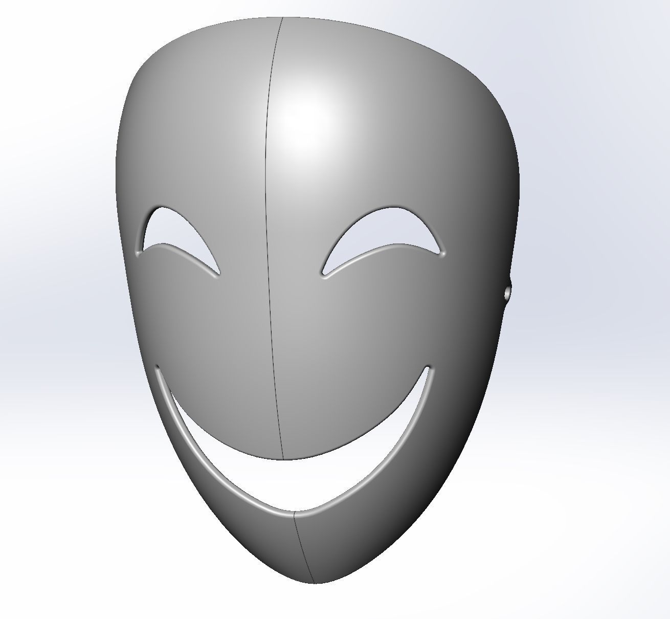 Black Bullet Kagetane Hiruko Mask Printable Model 3D print model_9