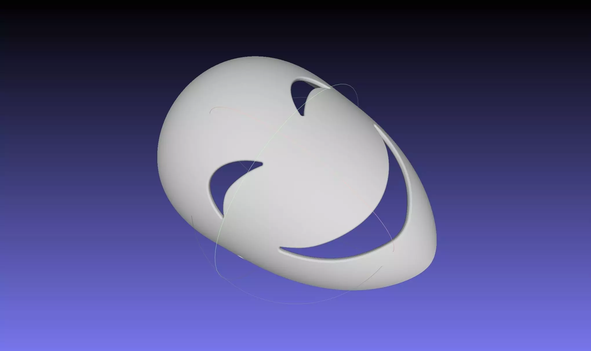 Black Bullet Kagetane Hiruko Mask Printable Model 3D print model_0