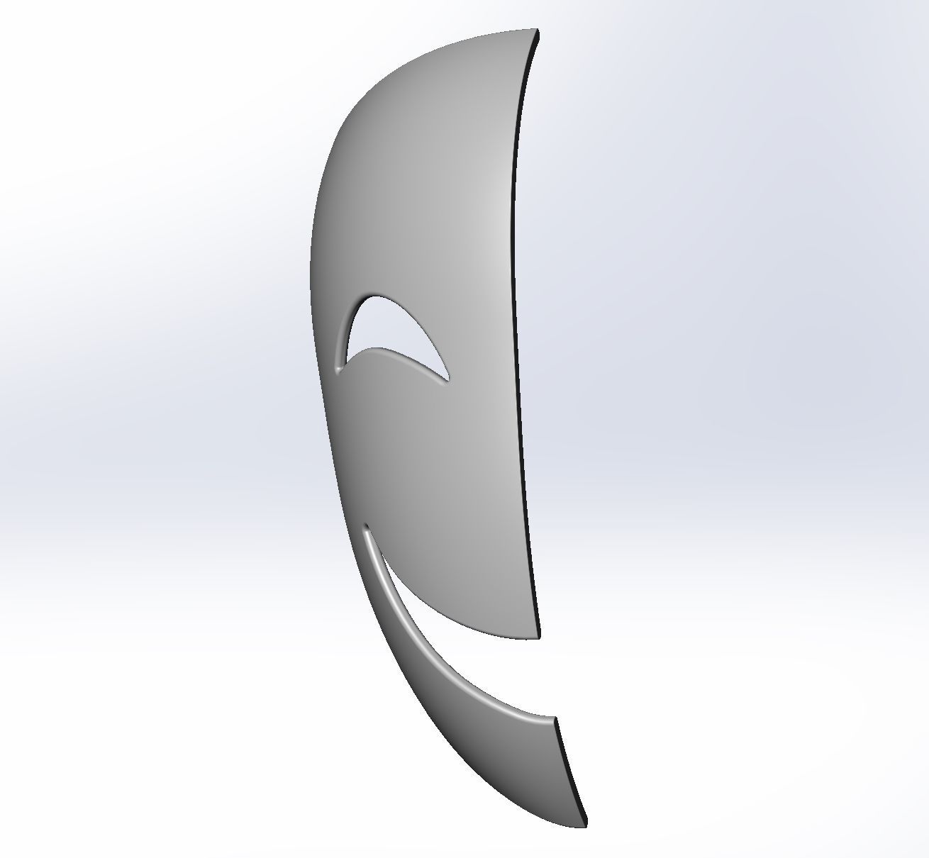 Black Bullet Kagetane Hiruko Mask Printable Model 3D print model_10