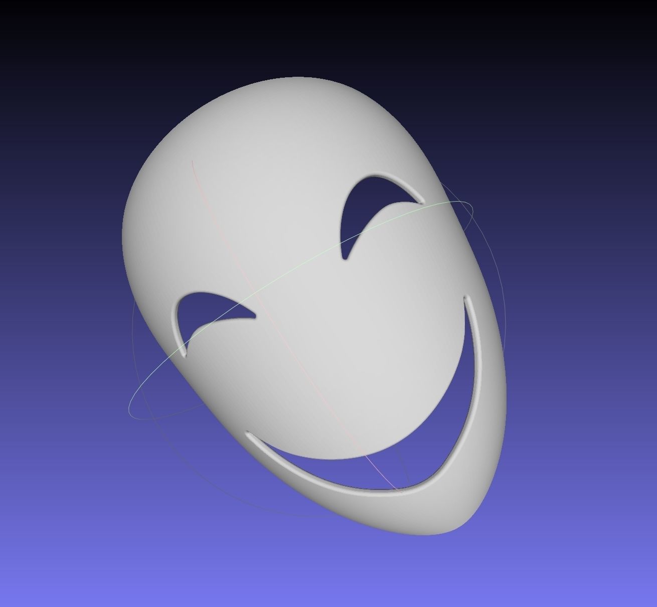 Black Bullet Kagetane Hiruko Mask Printable Model 3D print model_5