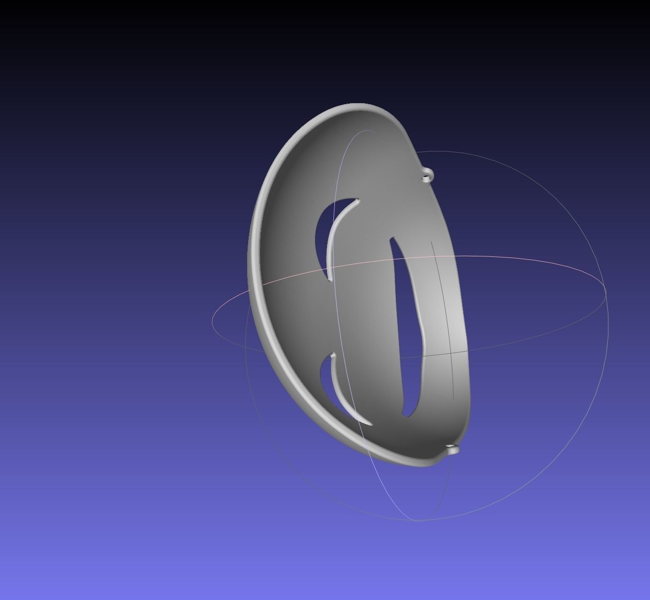 Black Bullet Kagetane Hiruko Mask Printable Model 3D print model_21