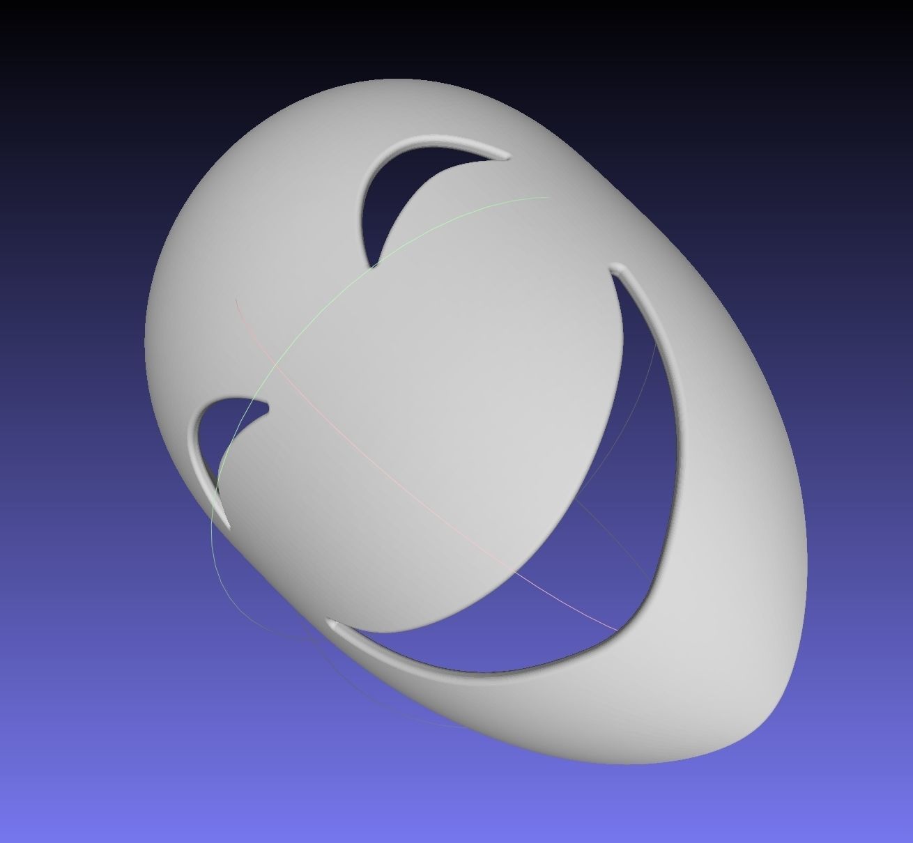 Black Bullet Kagetane Hiruko Mask Printable Model 3D print model_4