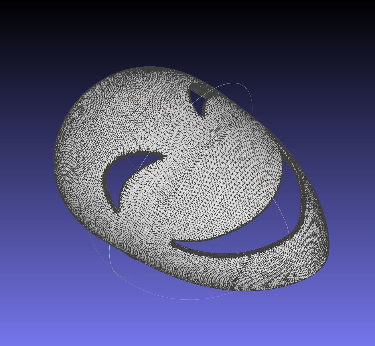 Black Bullet Kagetane Hiruko Mask Printable Model 3D print model_18