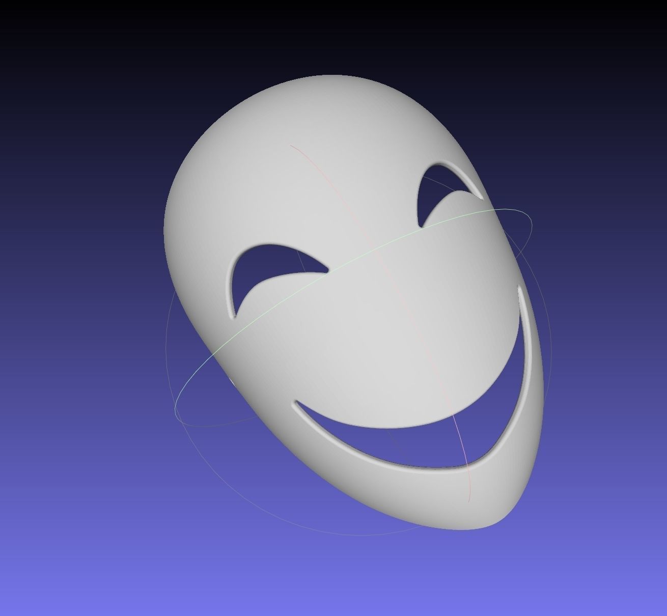 Black Bullet Kagetane Hiruko Mask Printable Model 3D print model_8