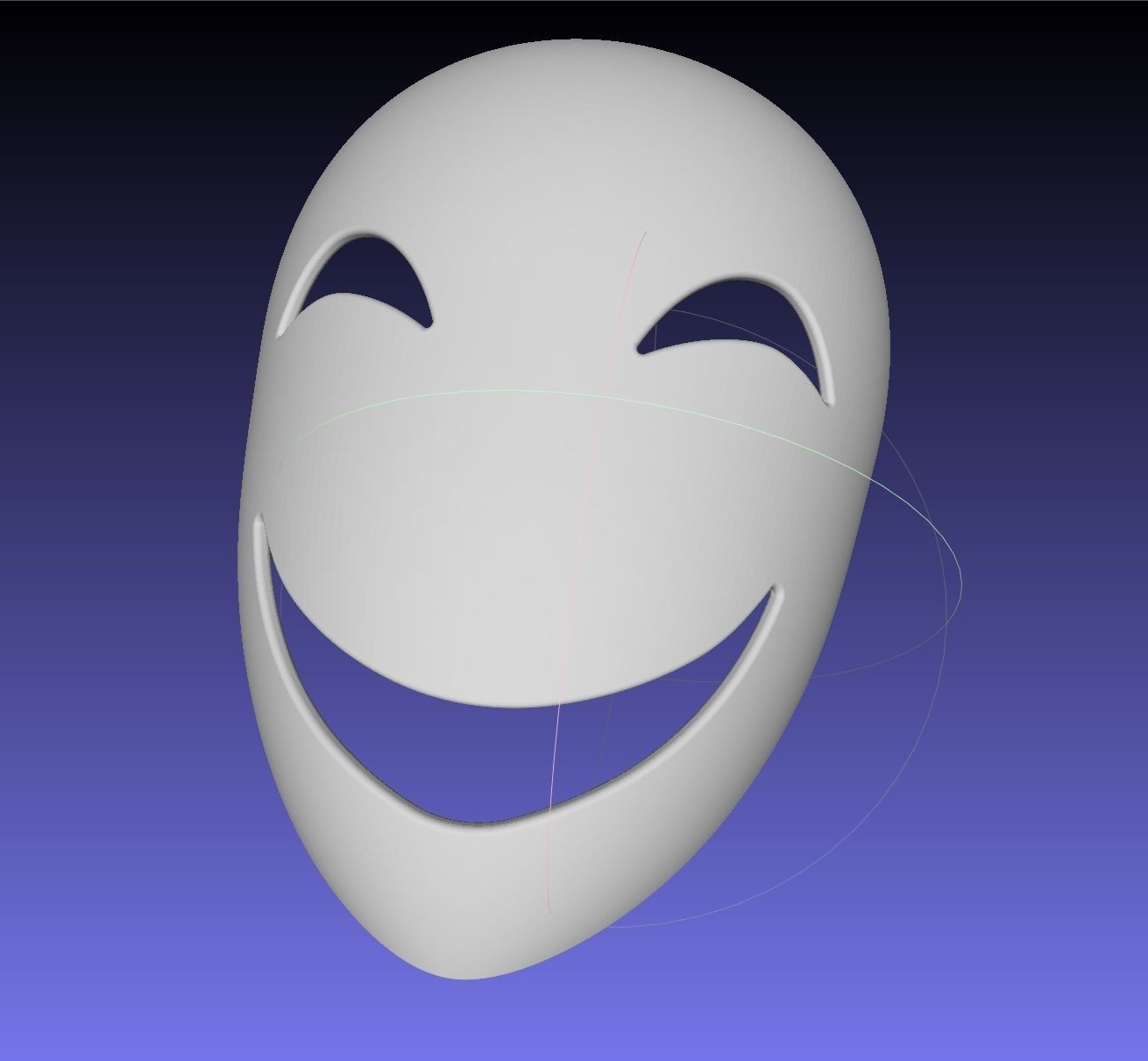 Black Bullet Kagetane Hiruko Mask Printable Model 3D print model_16