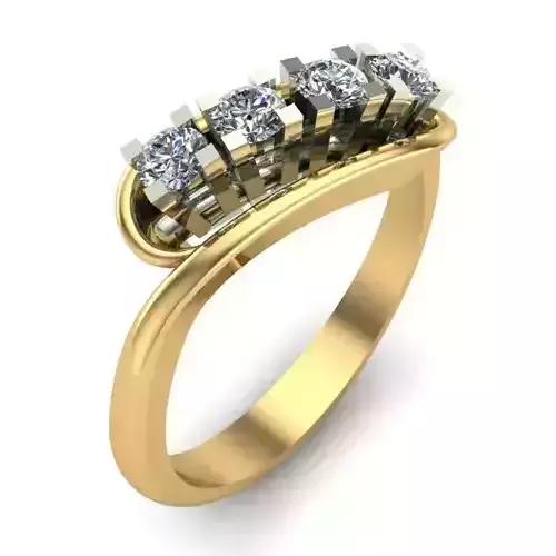 WOMAN RING 3D print model