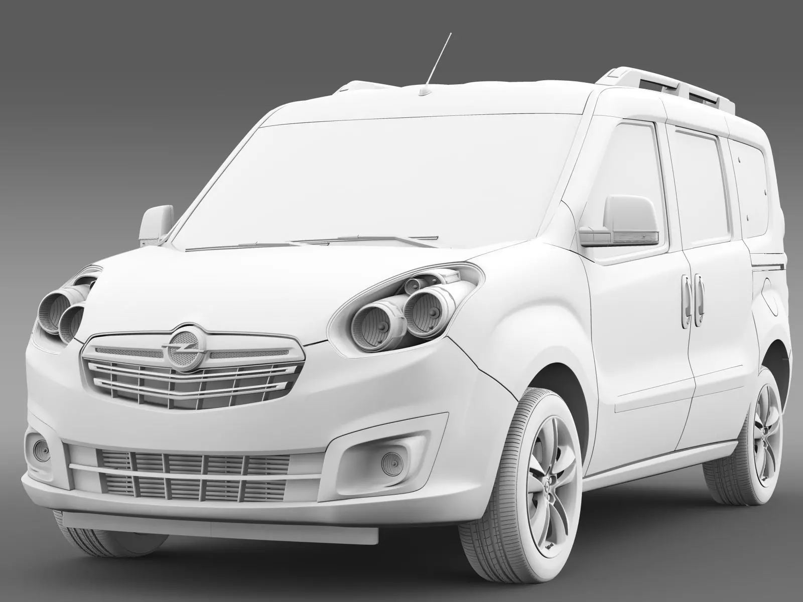 Opel Combo Tour D 2015 3D model_10