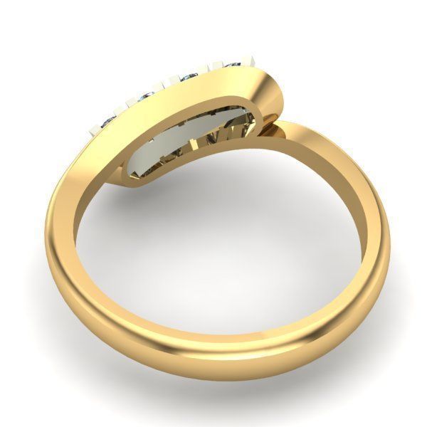WOMAN SET RING AND EARRINGS 3D Model Collection_3