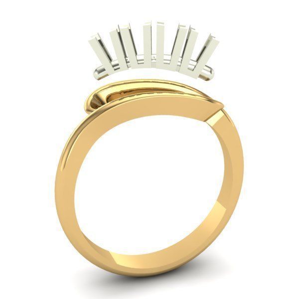 WOMAN SET RING AND EARRINGS 3D Model Collection_4