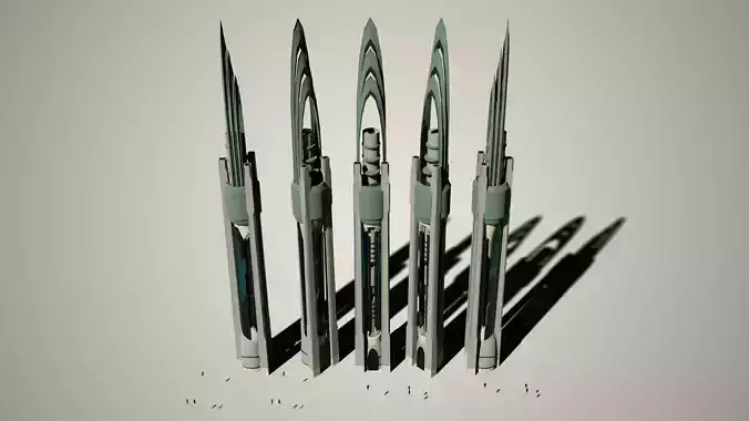 Iso Tower35 Free low-poly 3D model