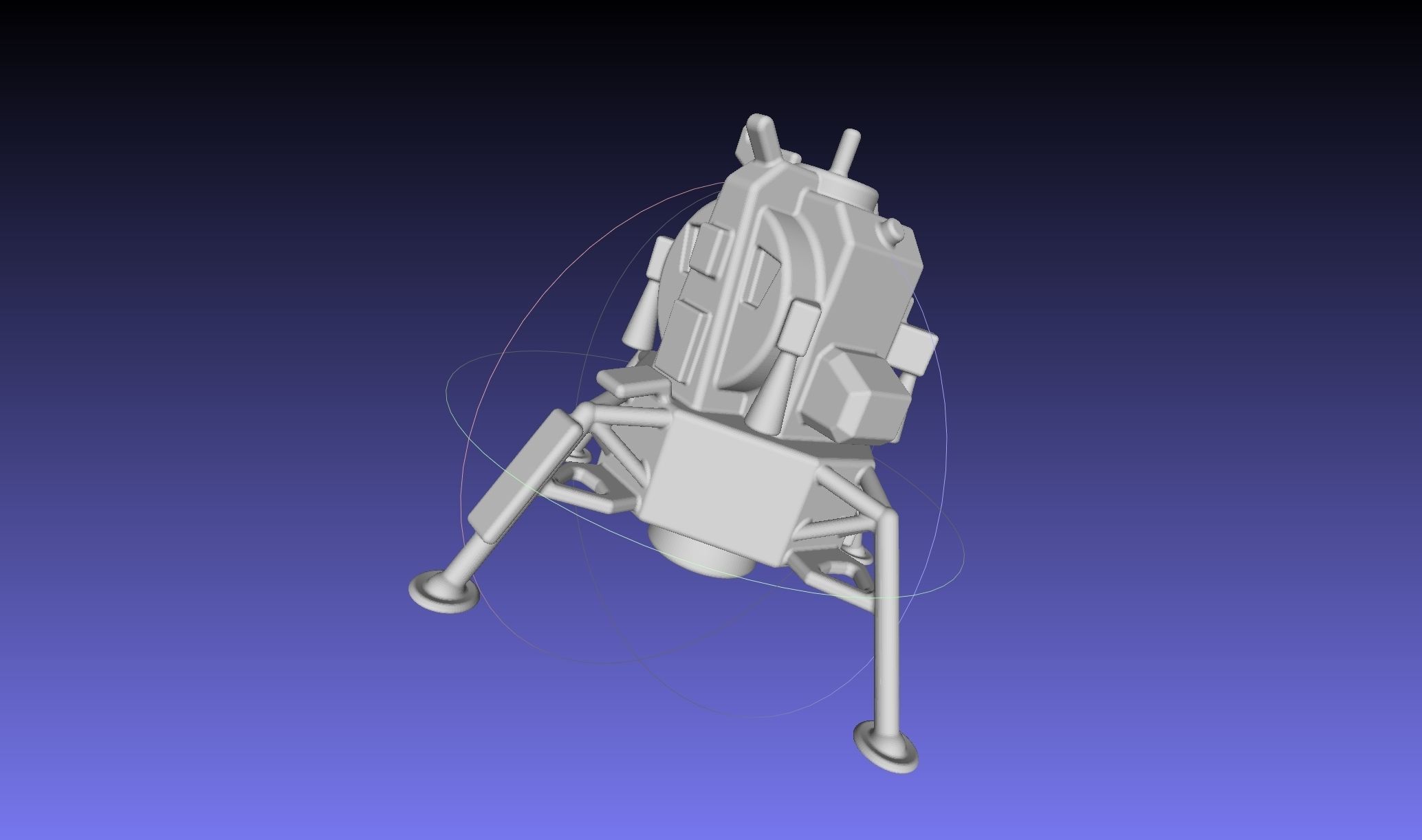 Space Race Themed Chess Set Game Pieces 3D print model_23