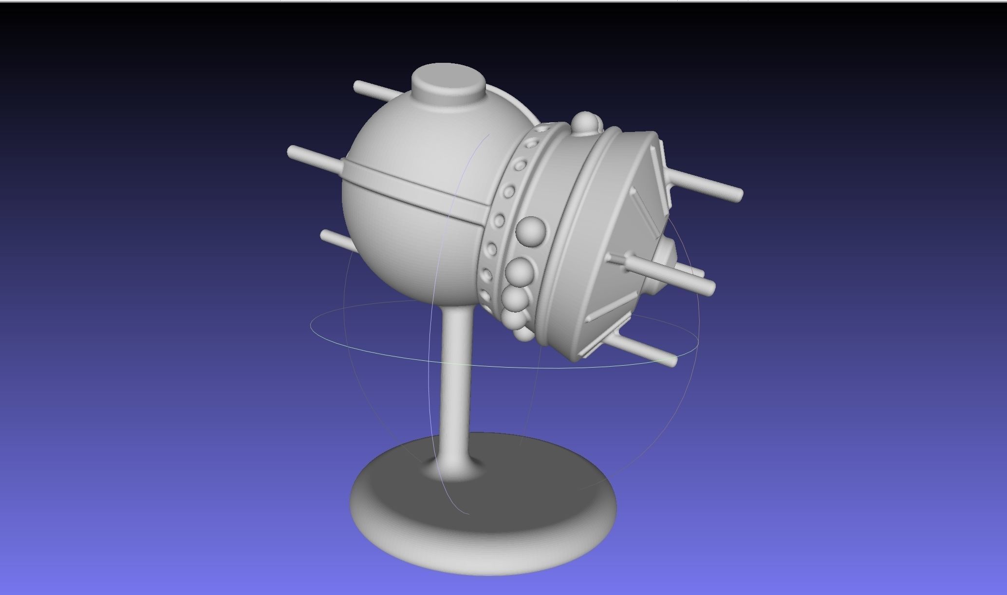 Space Race Themed Chess Set Game Pieces 3D print model_14