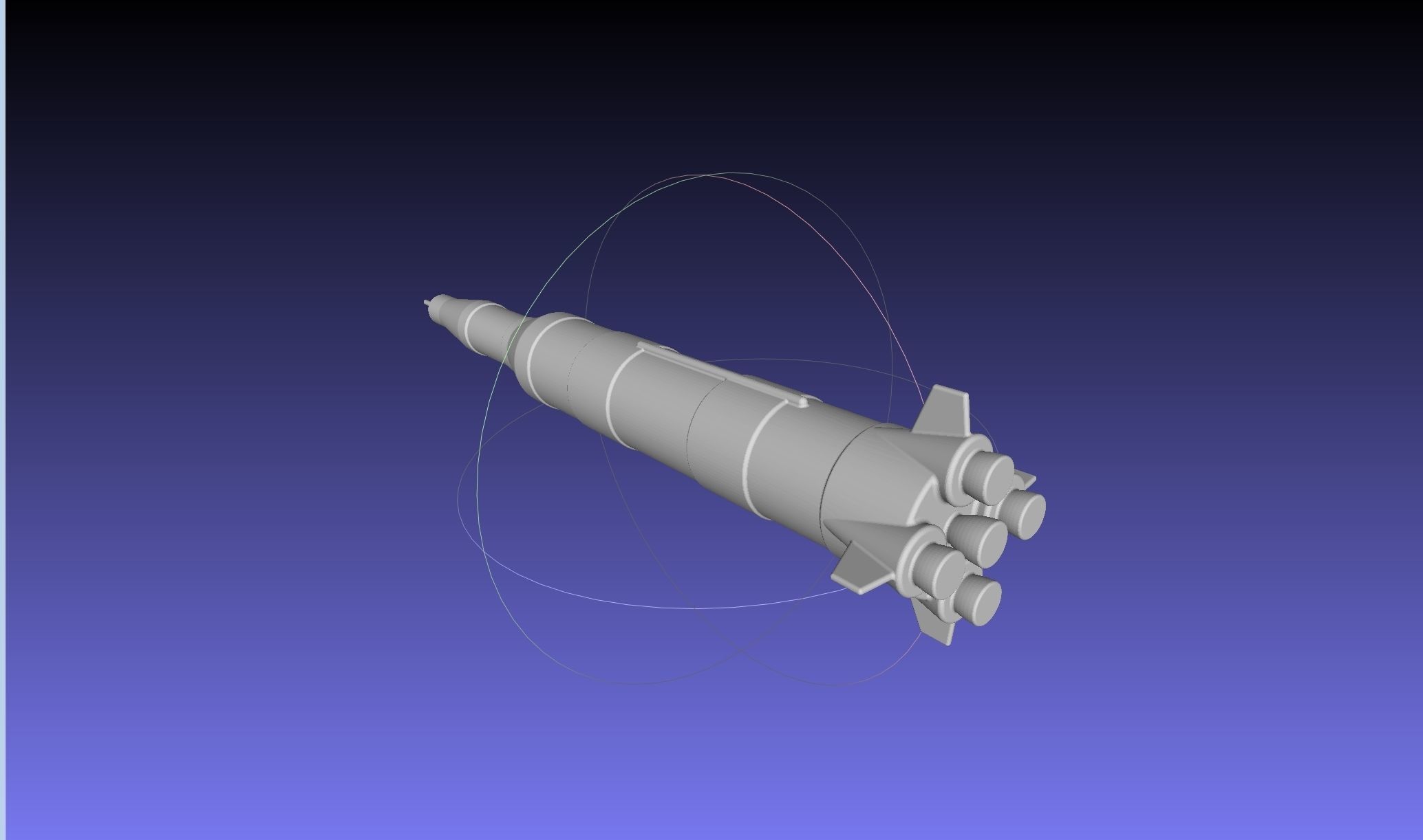 Space Race Themed Chess Set Game Pieces 3D print model_8