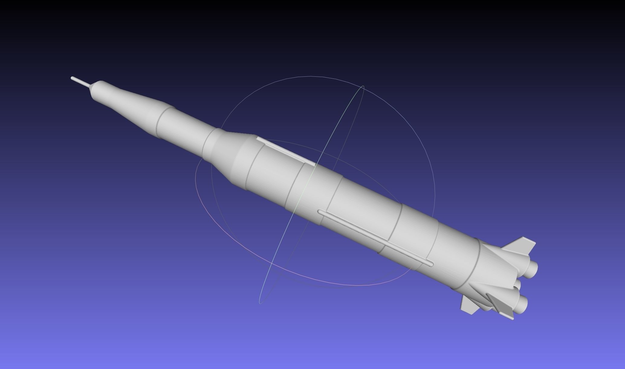 Space Race Themed Chess Set Game Pieces 3D print model_29