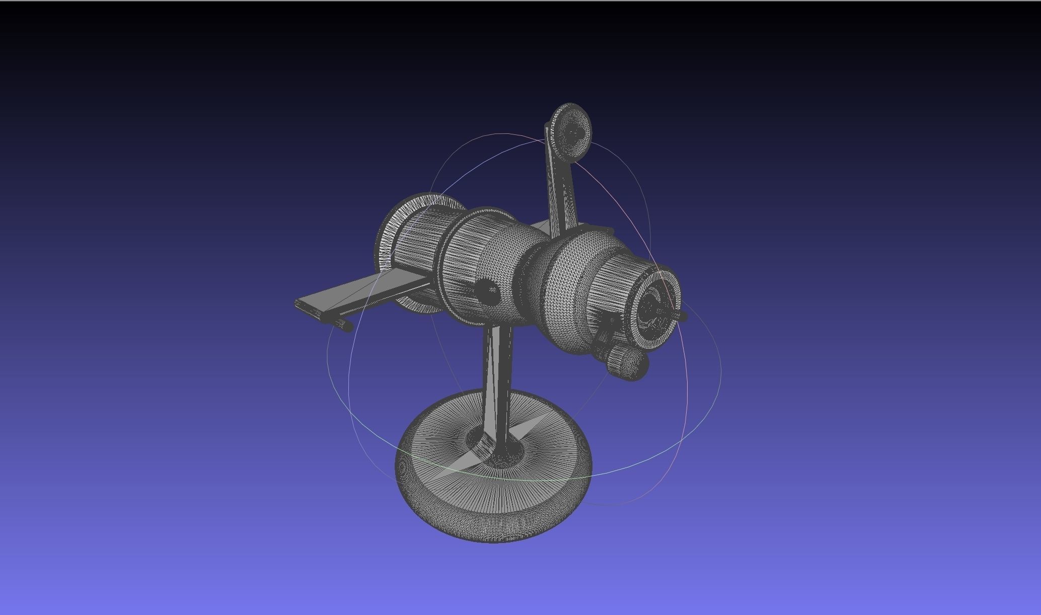 Space Race Themed Chess Set Game Pieces 3D print model_40