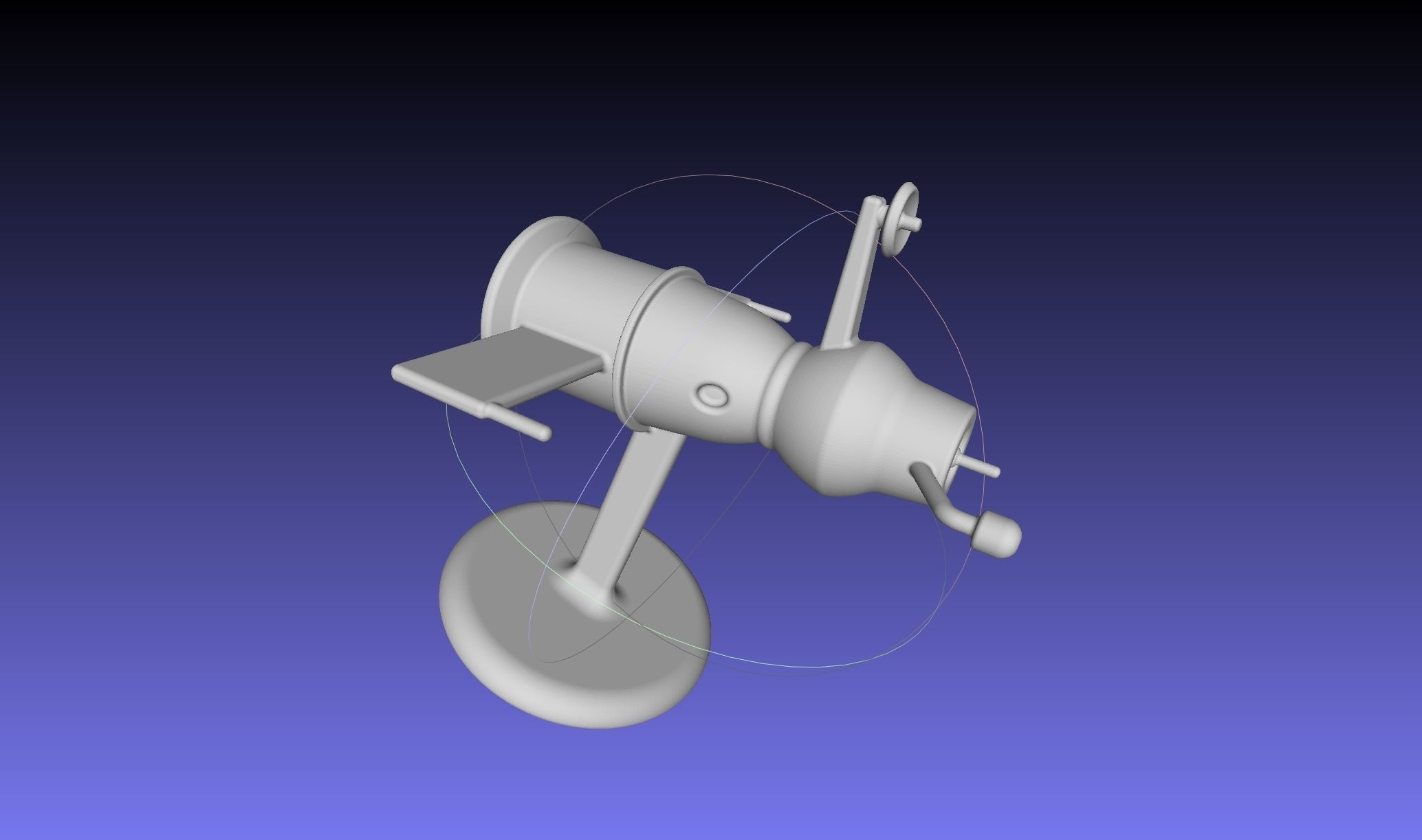 Space Race Themed Chess Set Game Pieces 3D print model_42